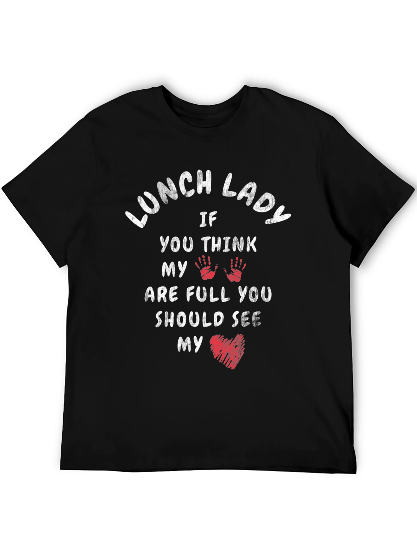 Black Lunch Lady T-Shirt view 5