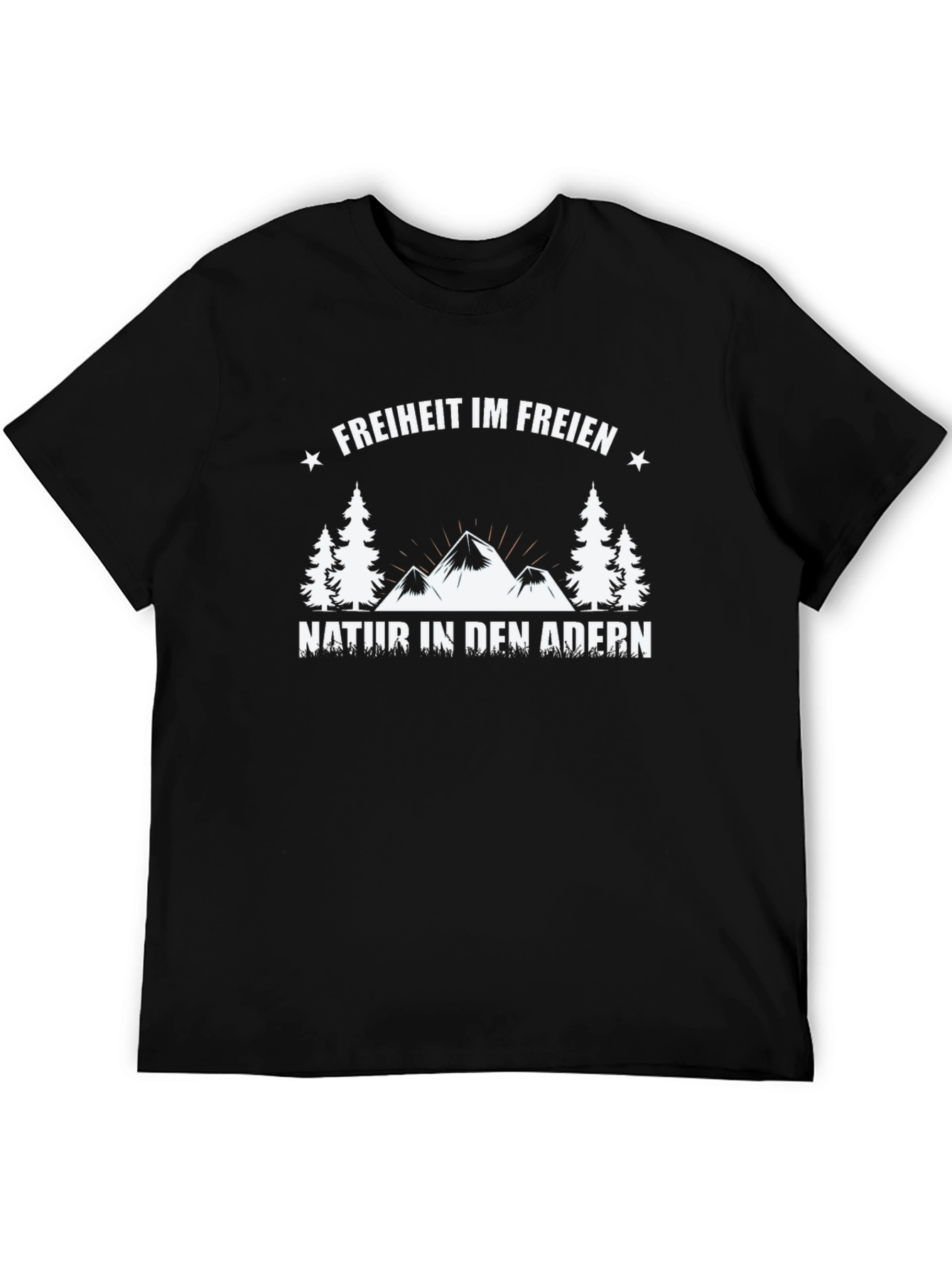 Black Freiheit Im Freien Nature T-Shirt view 5