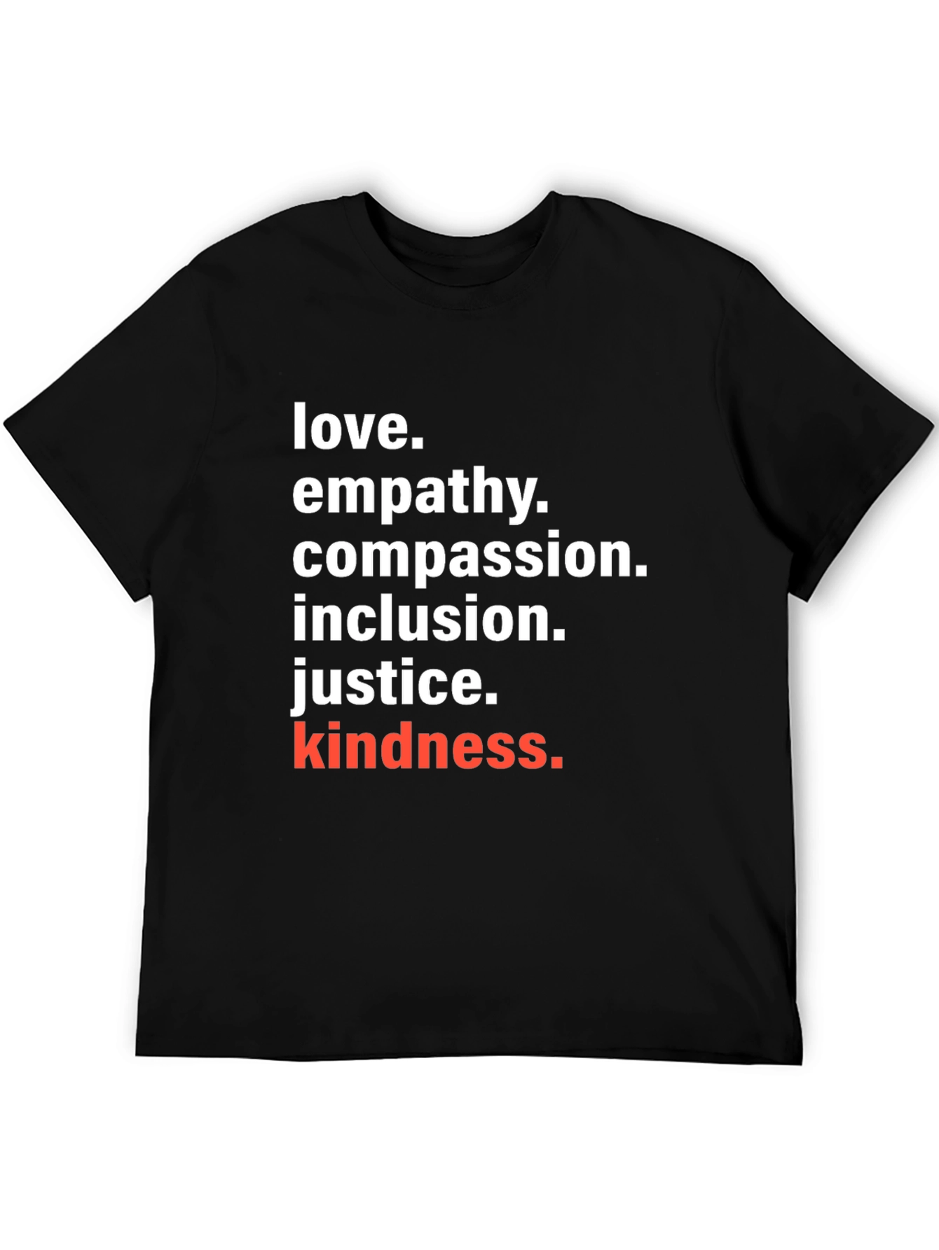 Black Love, Empathy, Compassion T-Shirt - Kindness Matters view 5