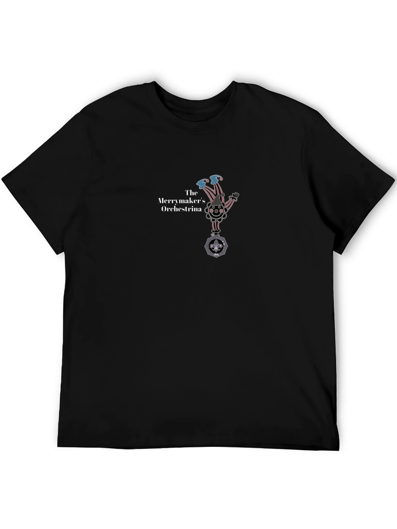 Black The Merrymaker's Orchestra Graphic T-Shirt view 5