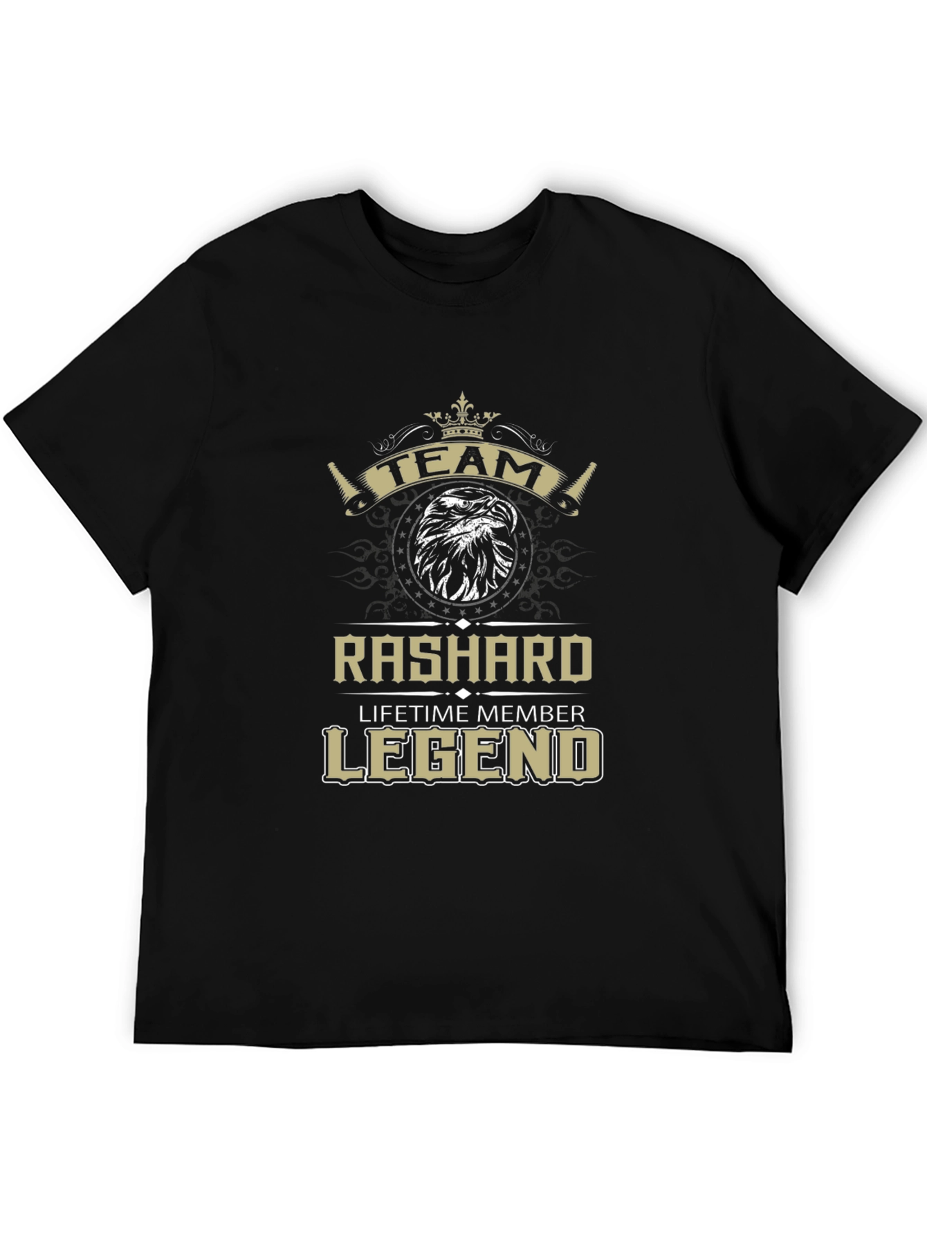 Black Rashard Lifetime Member Legend T-Shirt view 5