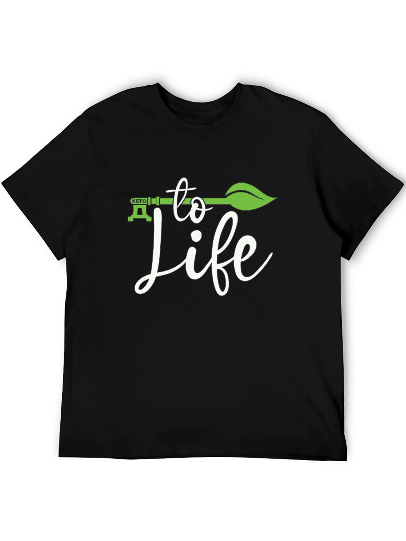 Black Keto Diet Lifestyle T-Shirt view 5