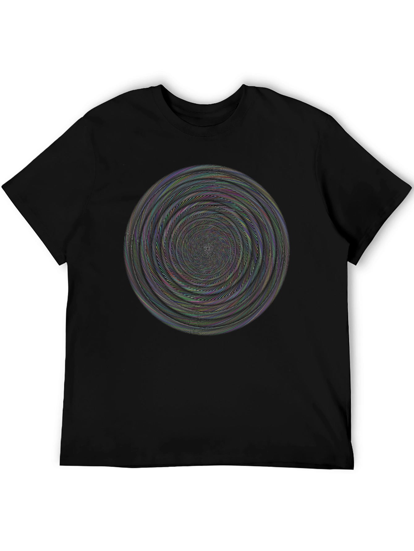 Vortex Illusion Black T-Shirt - 5