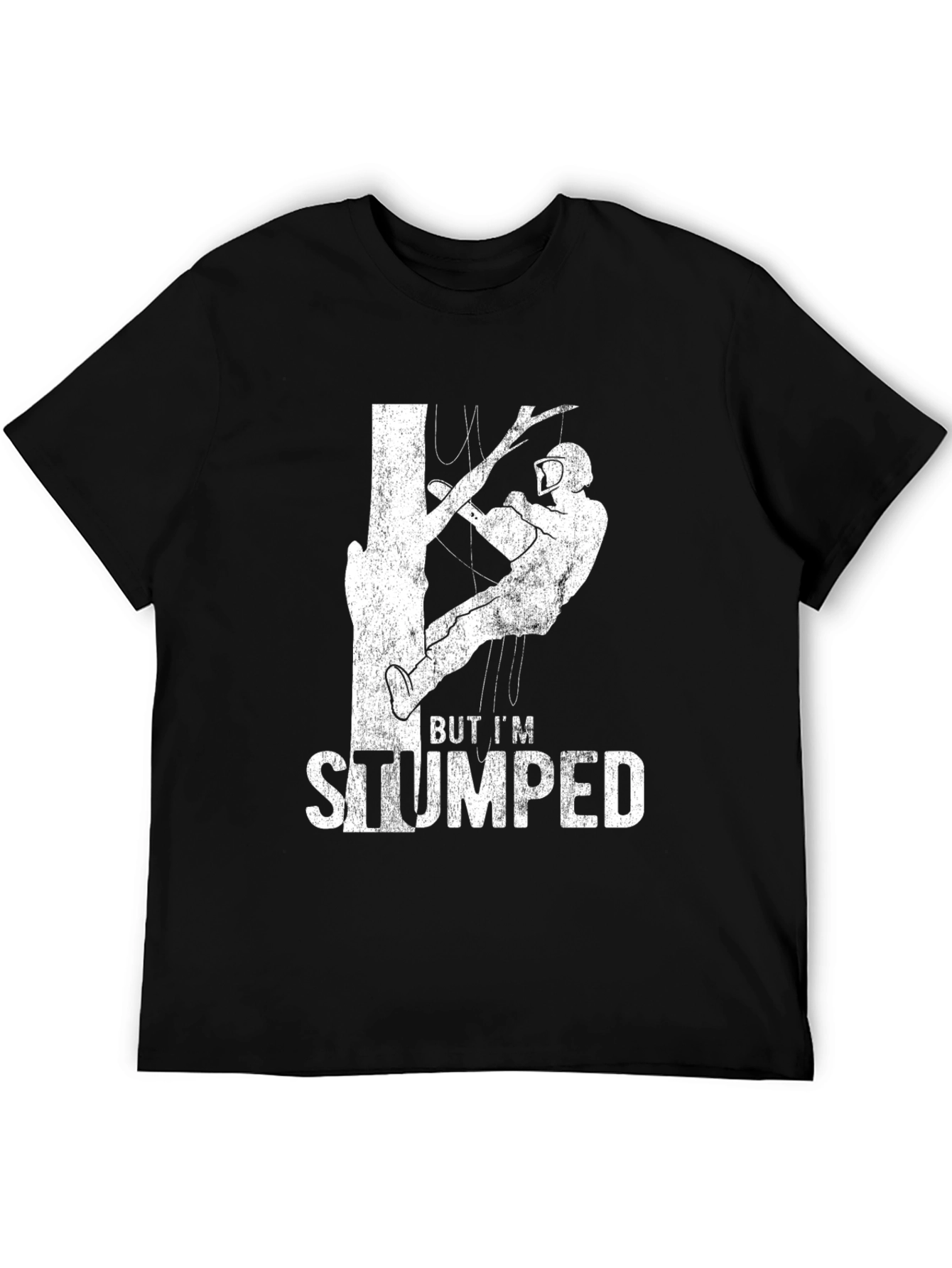 Black But I'm Stumped - Tree Climbing T-Shirt view 5