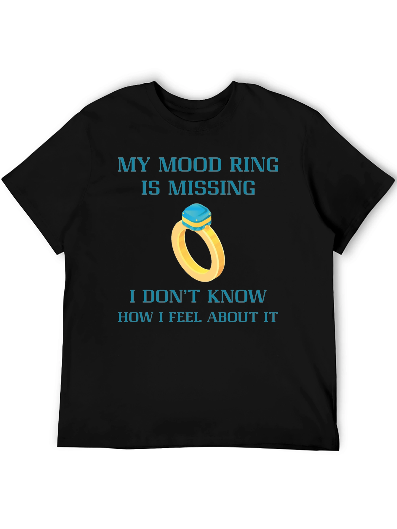 Black Mood Ring Missing Graphic Tee view 5