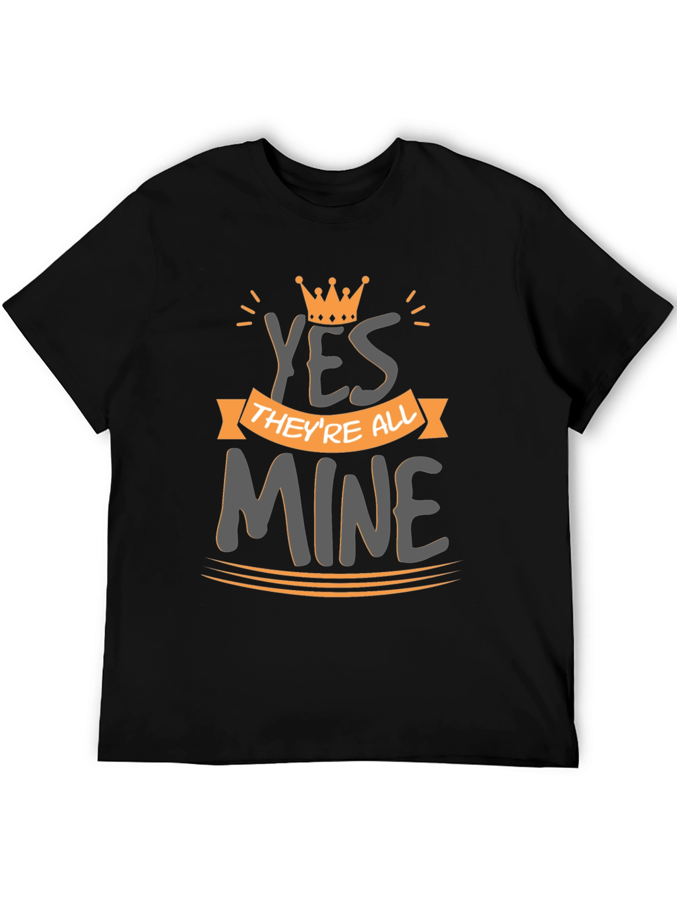 Black King's "Yes, They're All Mine" Graphic Tee view 5