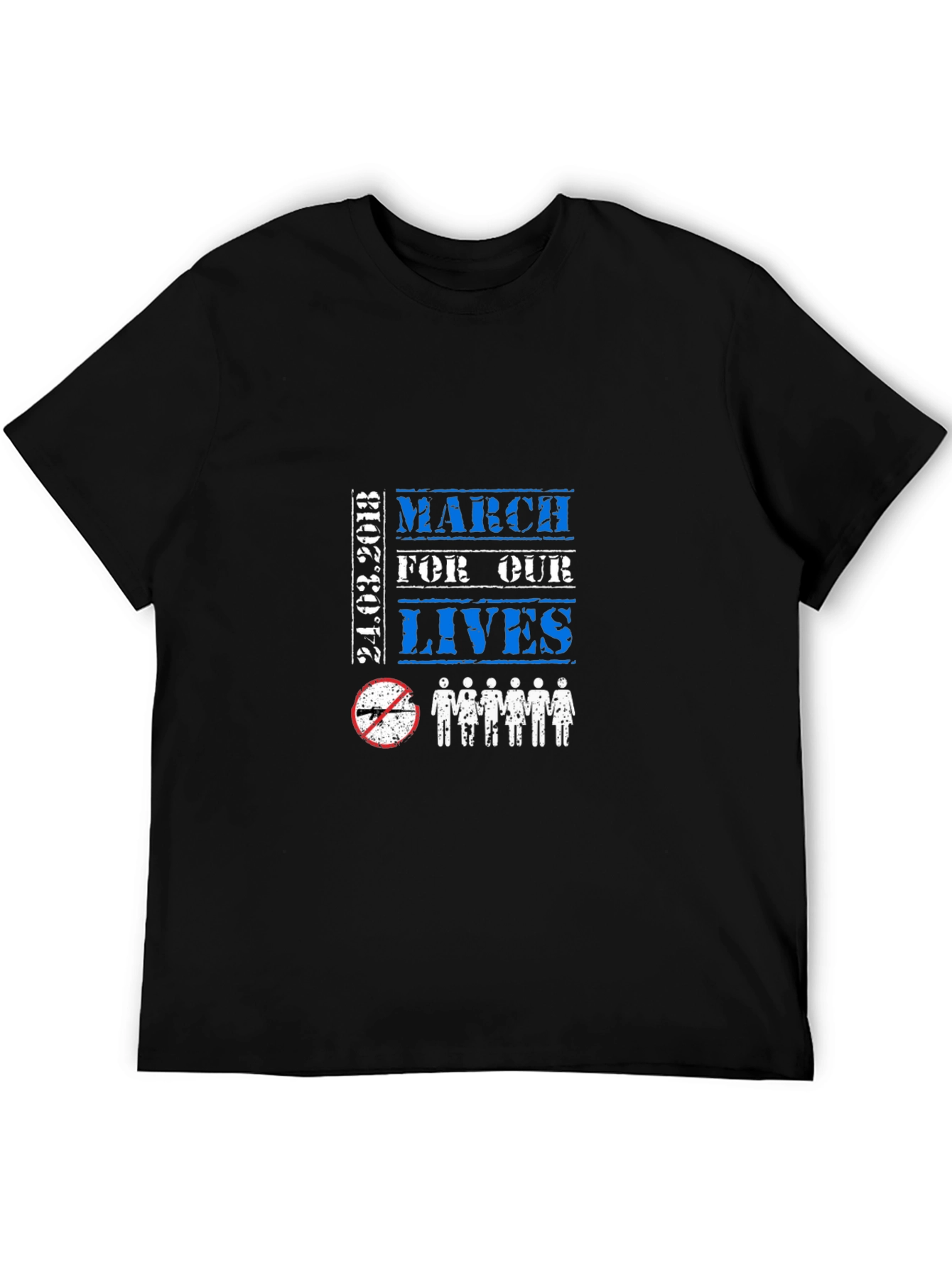 Black March For Our Lives T-Shirt view 5