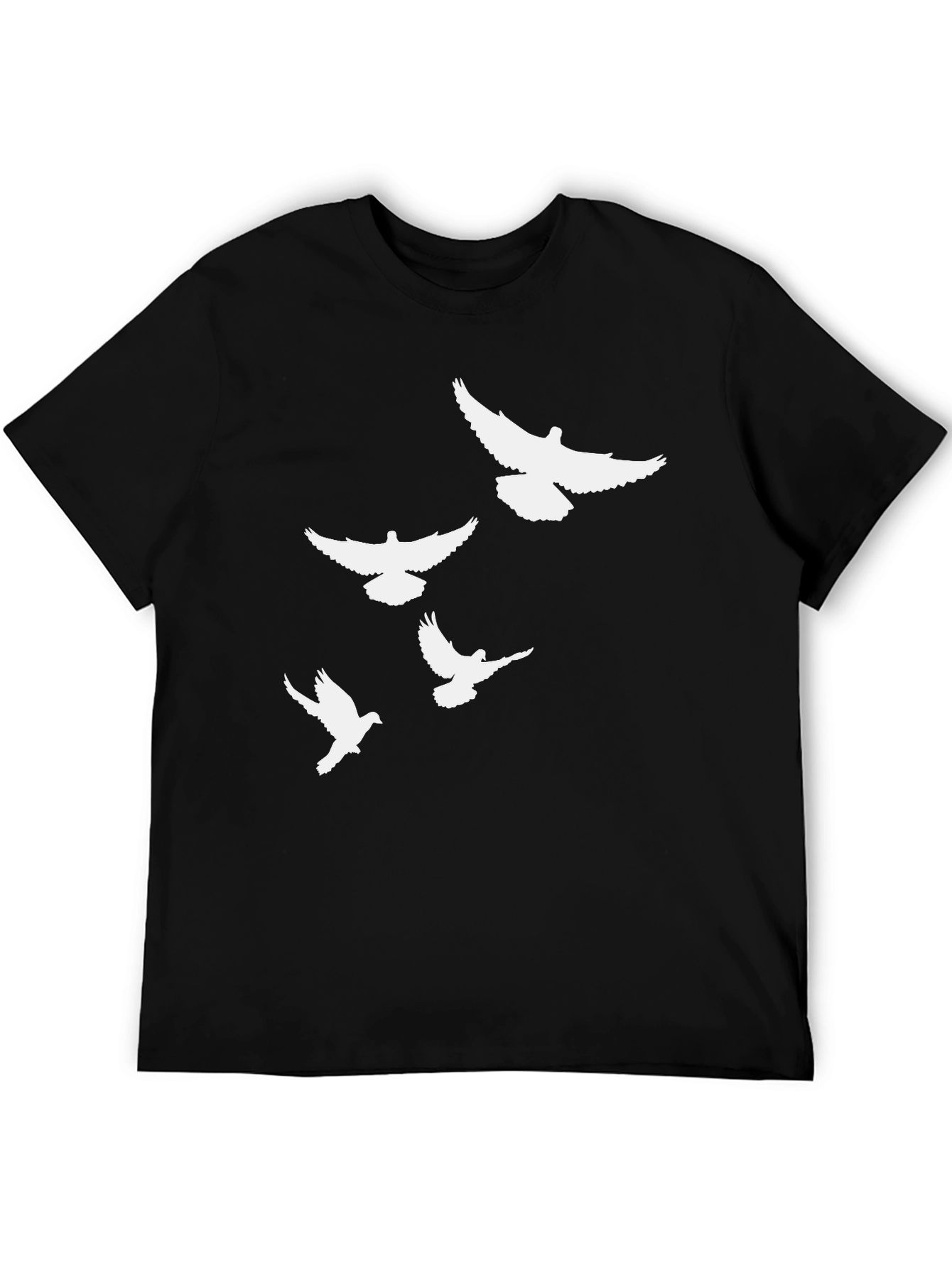 Black Dove Flight Black T-Shirt view 5