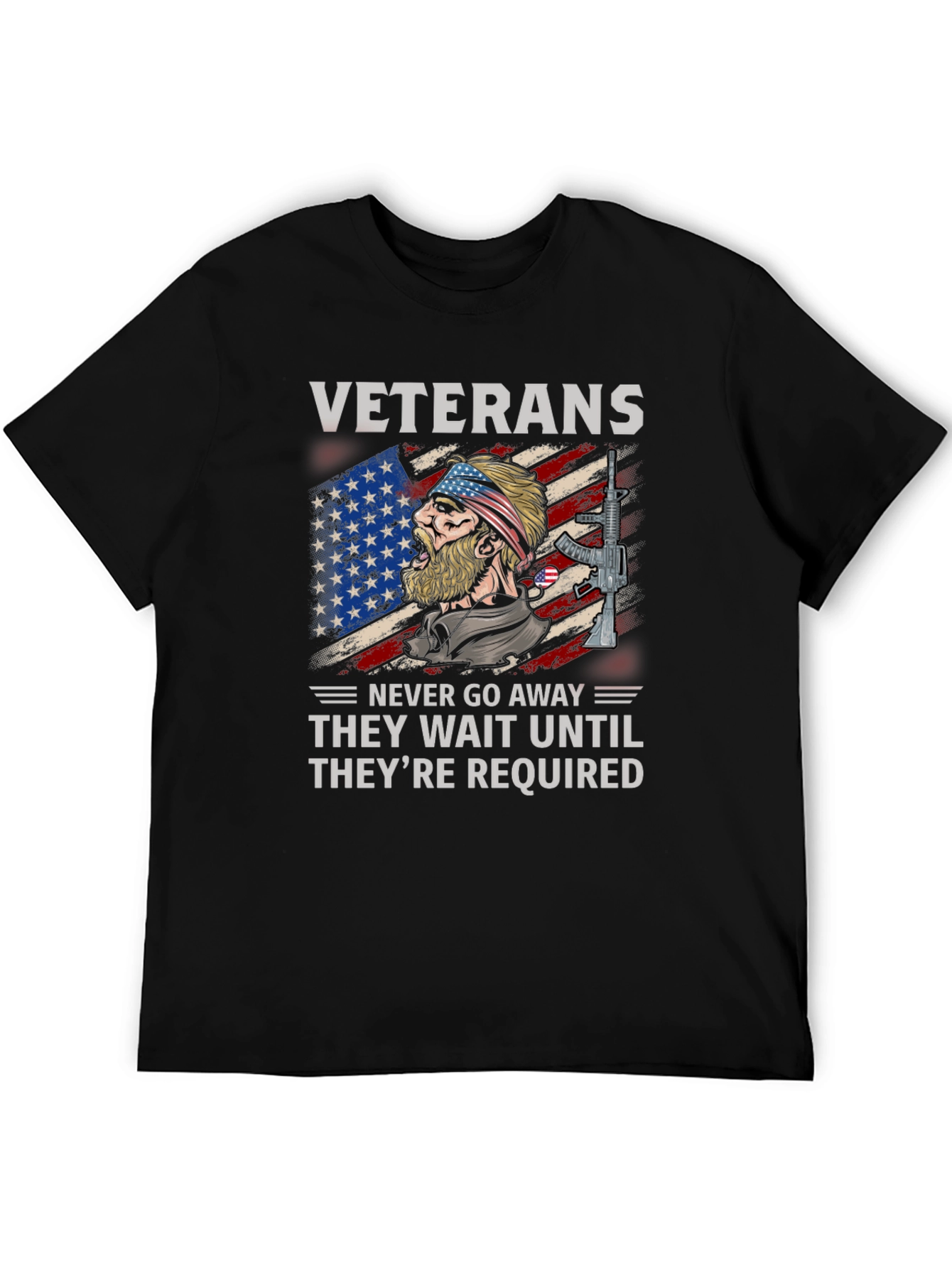 Veterans Never Go Away T-Shirt - 5