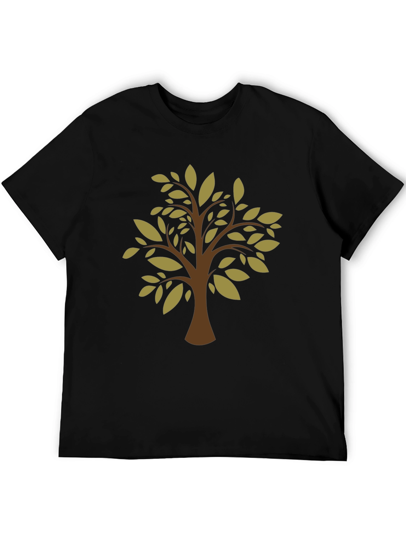 Black Nature Tree Graphic Tee - Stylish Comfort view 5