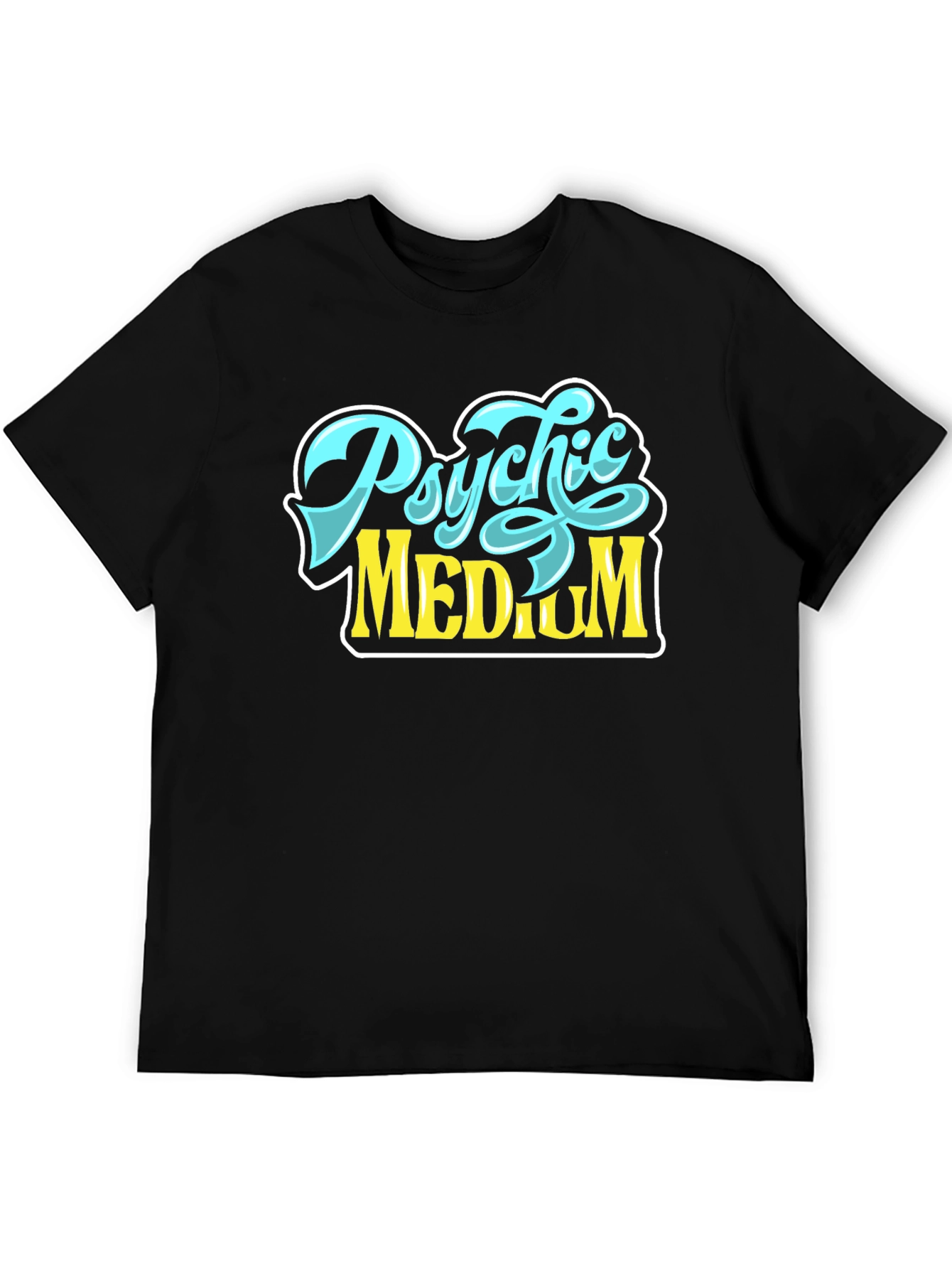 Black Psychic Medium Graphic T-Shirt view 5