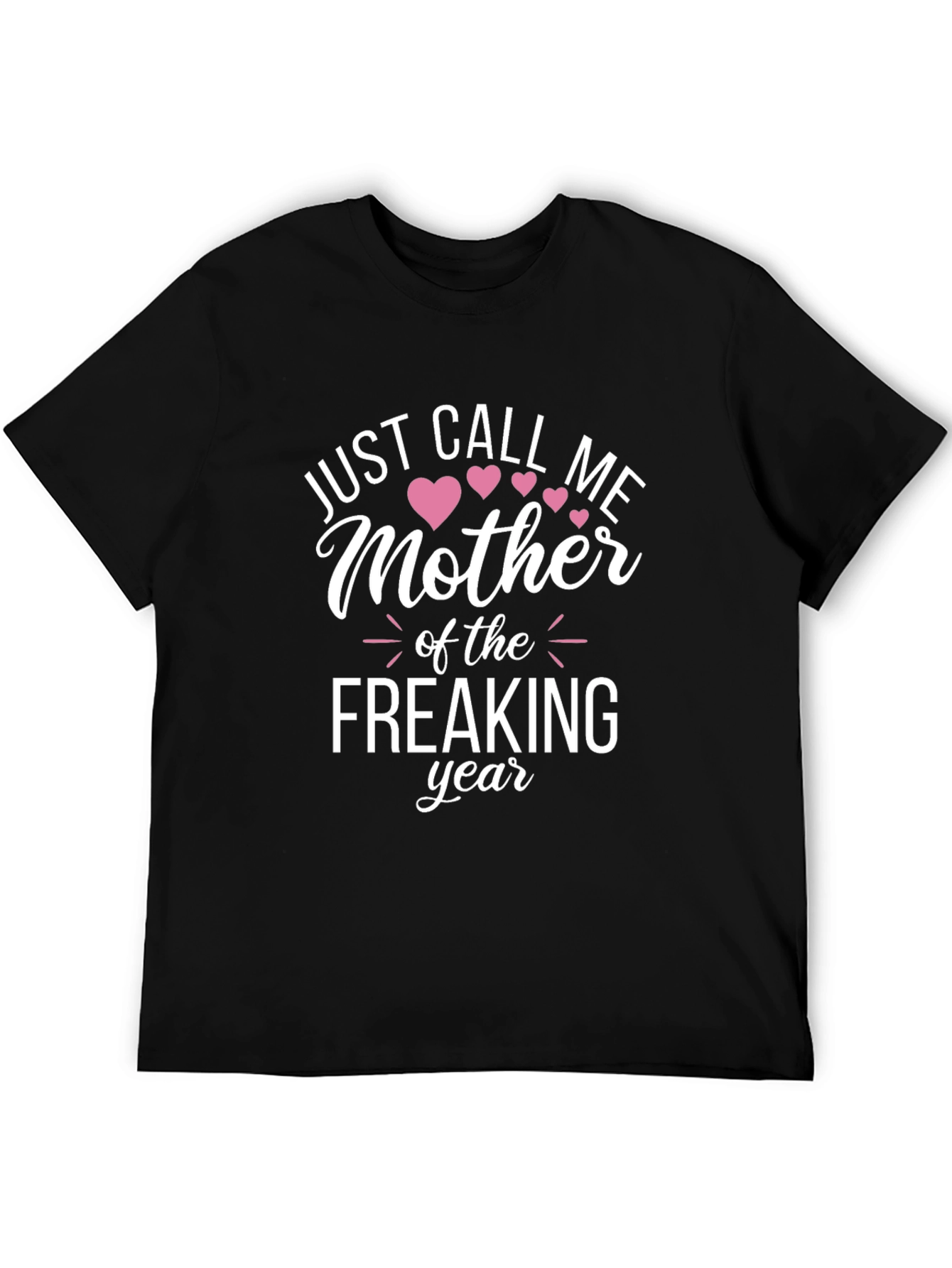 Black Mother of the Freaking Year T-Shirt view 5