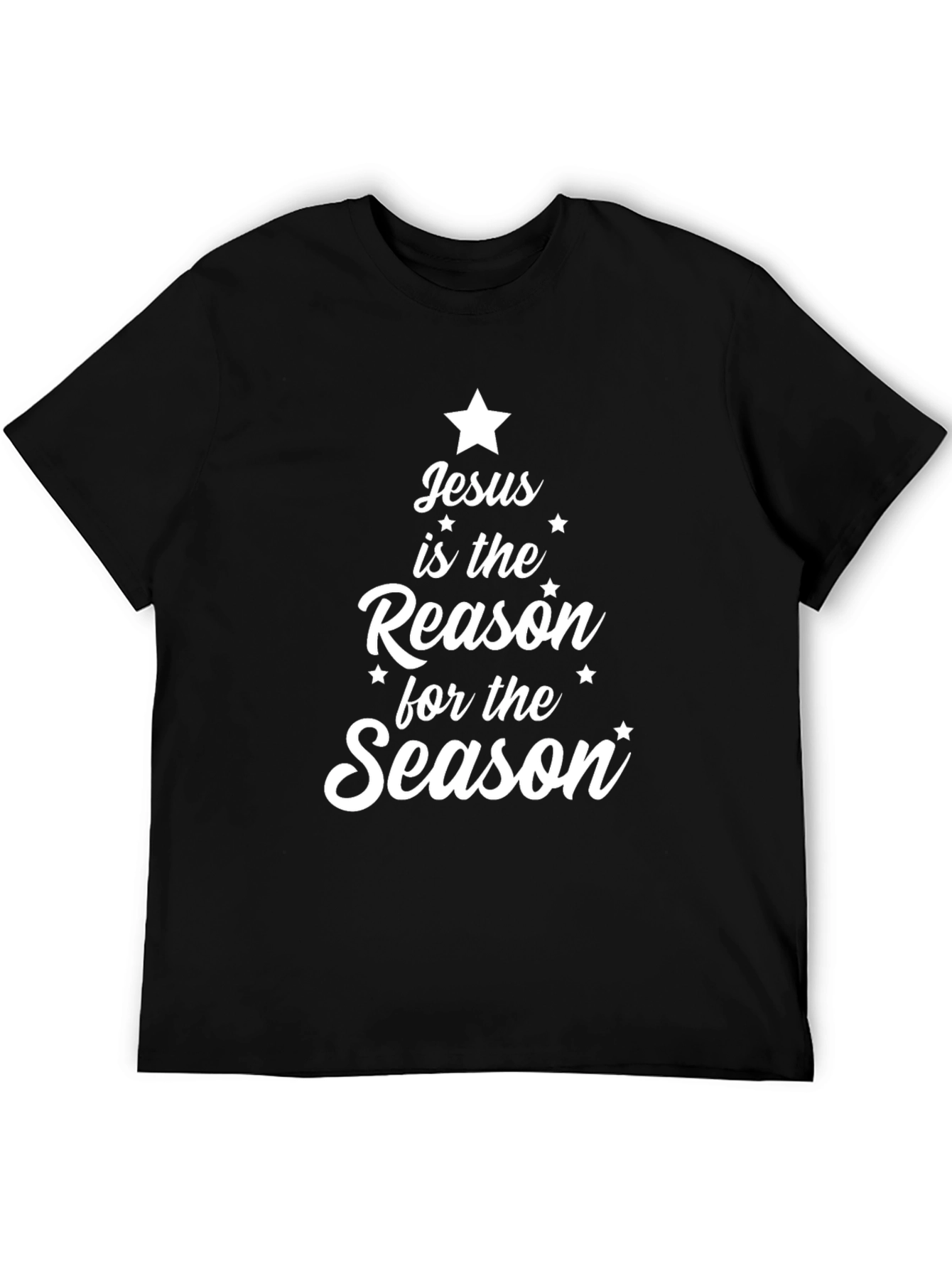 Jesus is the Reason for the Season Graphic T-Shirt - 5