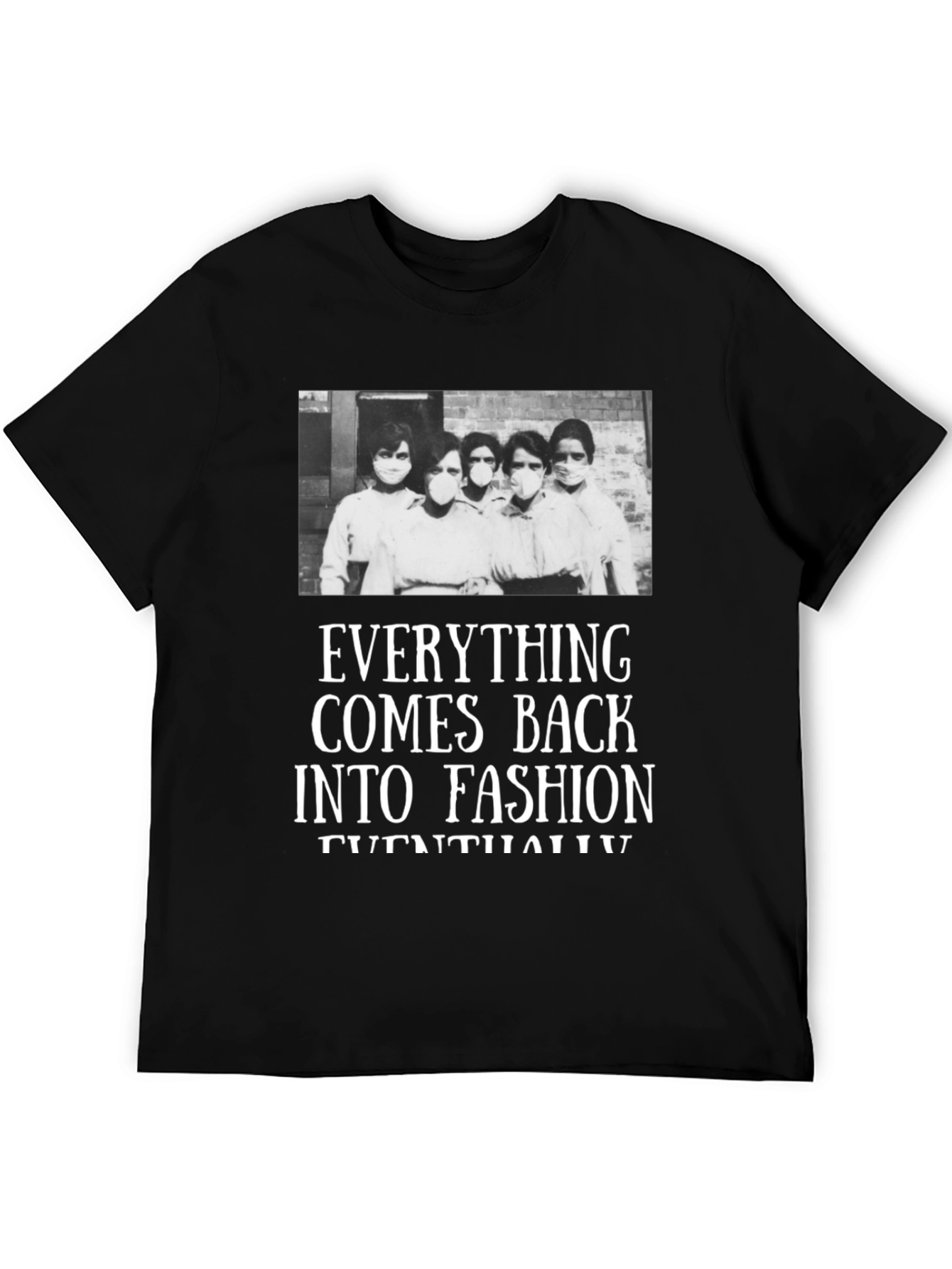 Black Everything Comes Back T-Shirt view 5