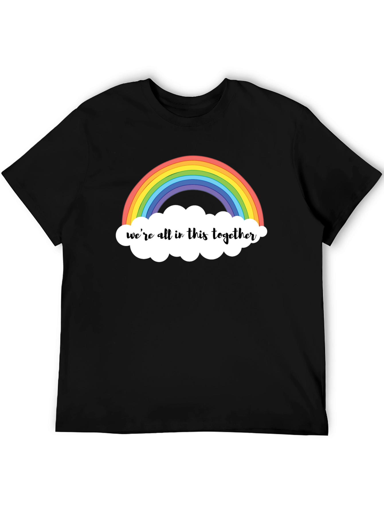 Black Rainbow 'We're All in This Together' T-Shirt view 5
