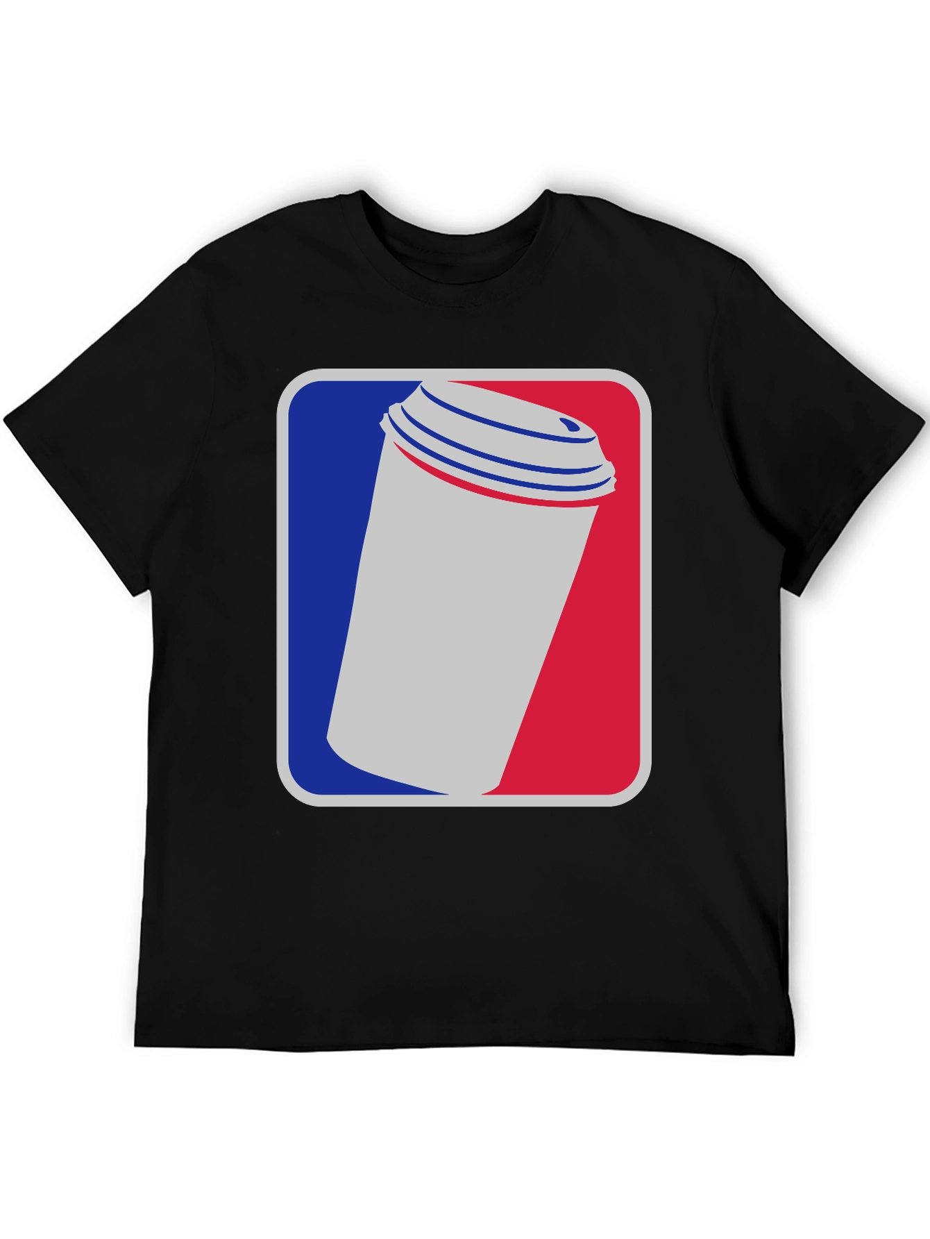 Black Coffee Cup Graphic Tee - Black Cotton T-Shirt view 5