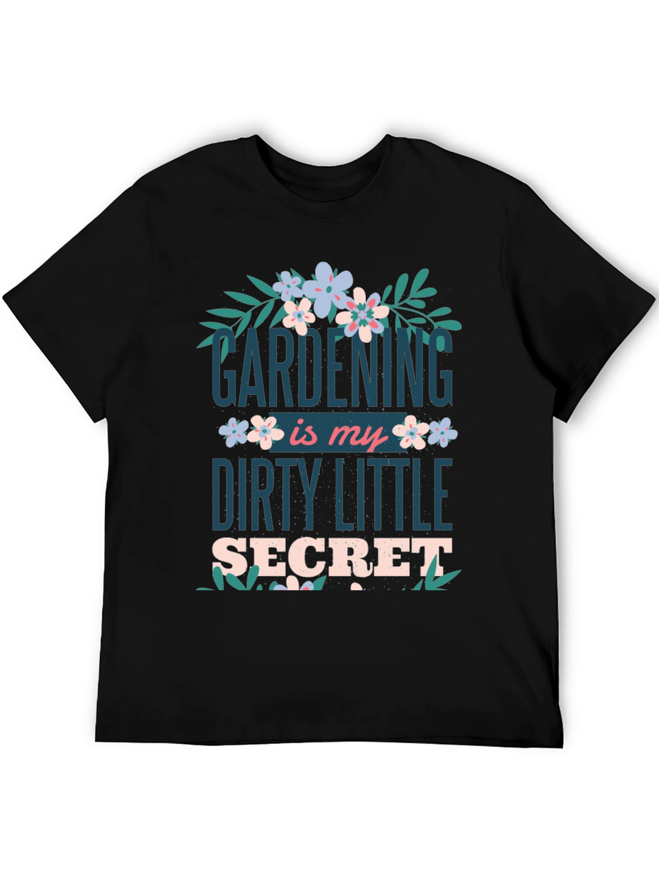 Black Gardening Secret Graphic Tee - Unisex Fit view 5