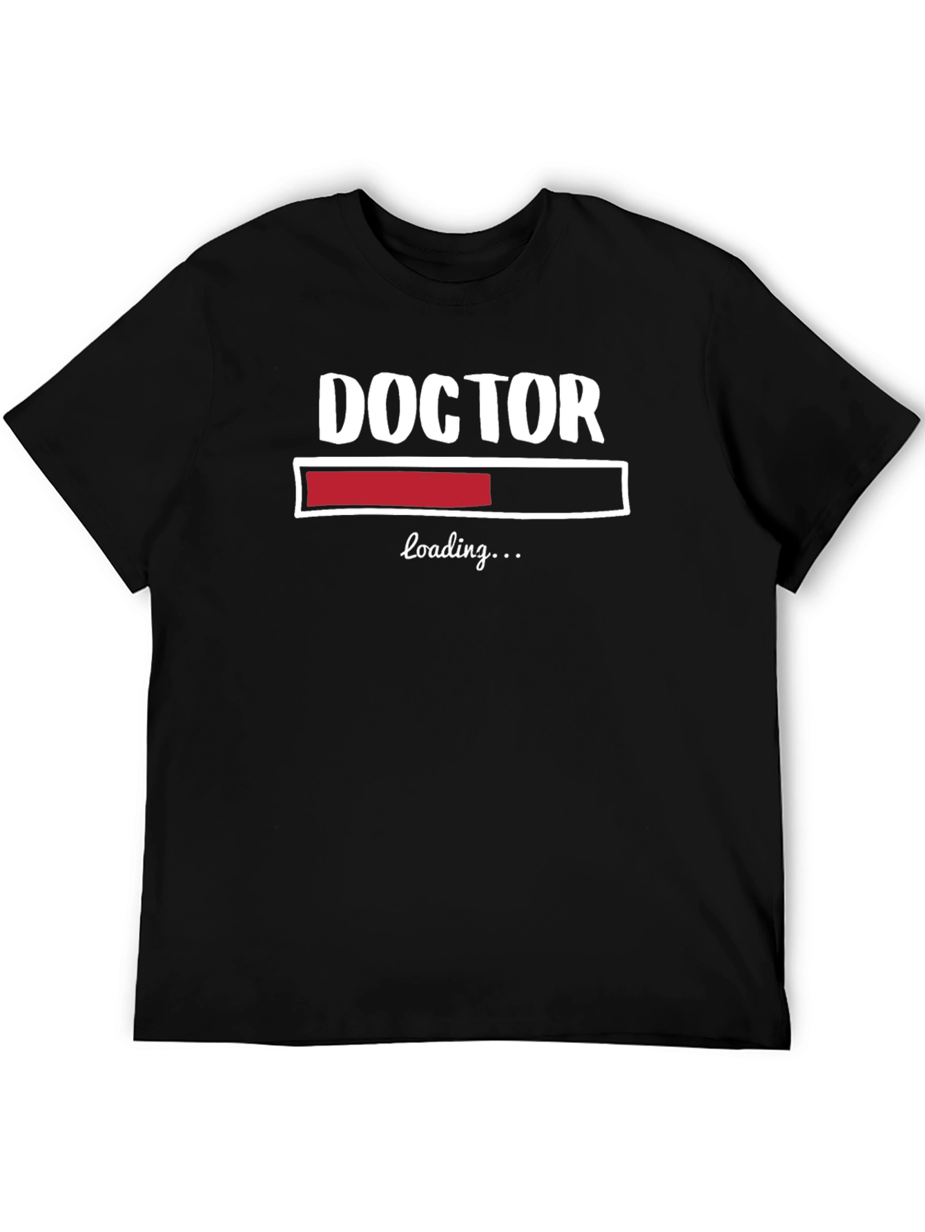 Black Doctor Loading Funny T-Shirt - Medical Student Gift view 5