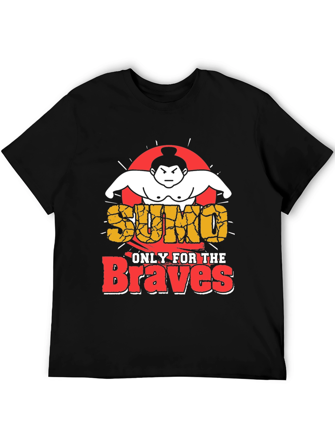 Black Sumo Braves Graphic T-Shirt view 5