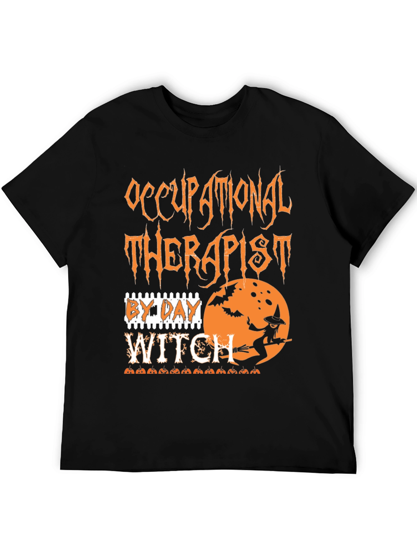 Occupational Therapist By Day Witch Halloween T-Shirt - 5