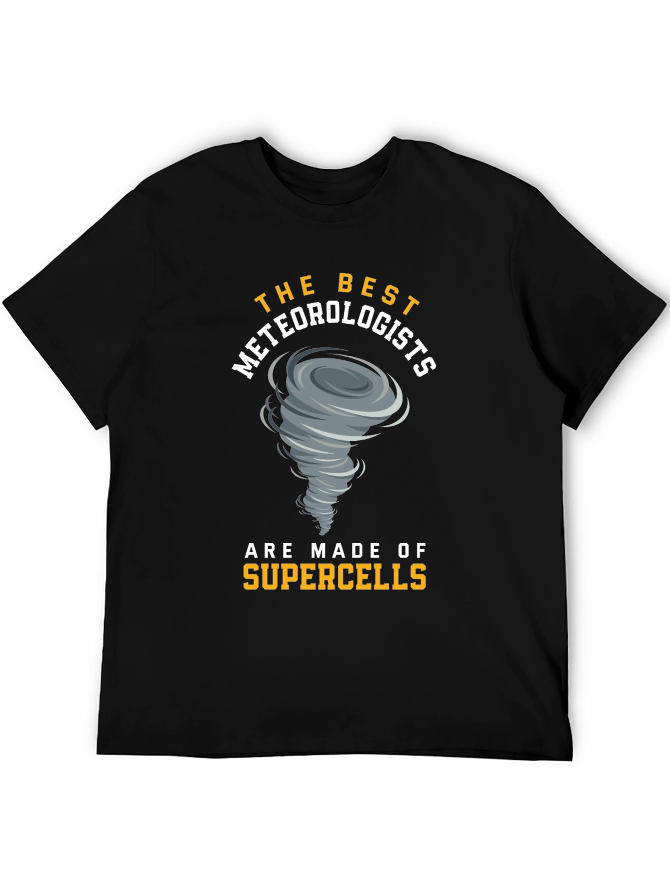 Black Meteorologist Supercell T-Shirt view 5