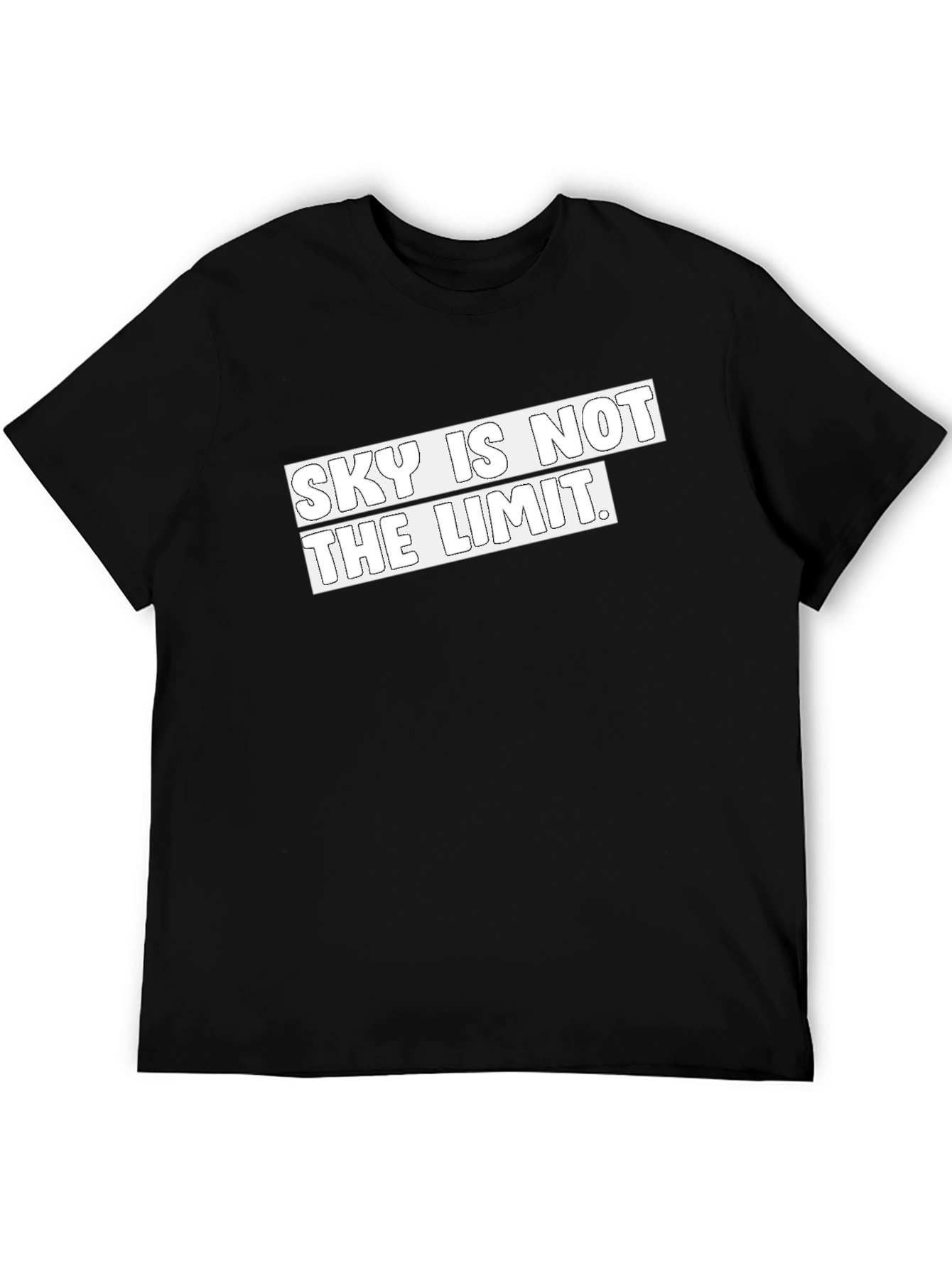 Black Sky is Not the Limit Graphic T-Shirt - Black view 5
