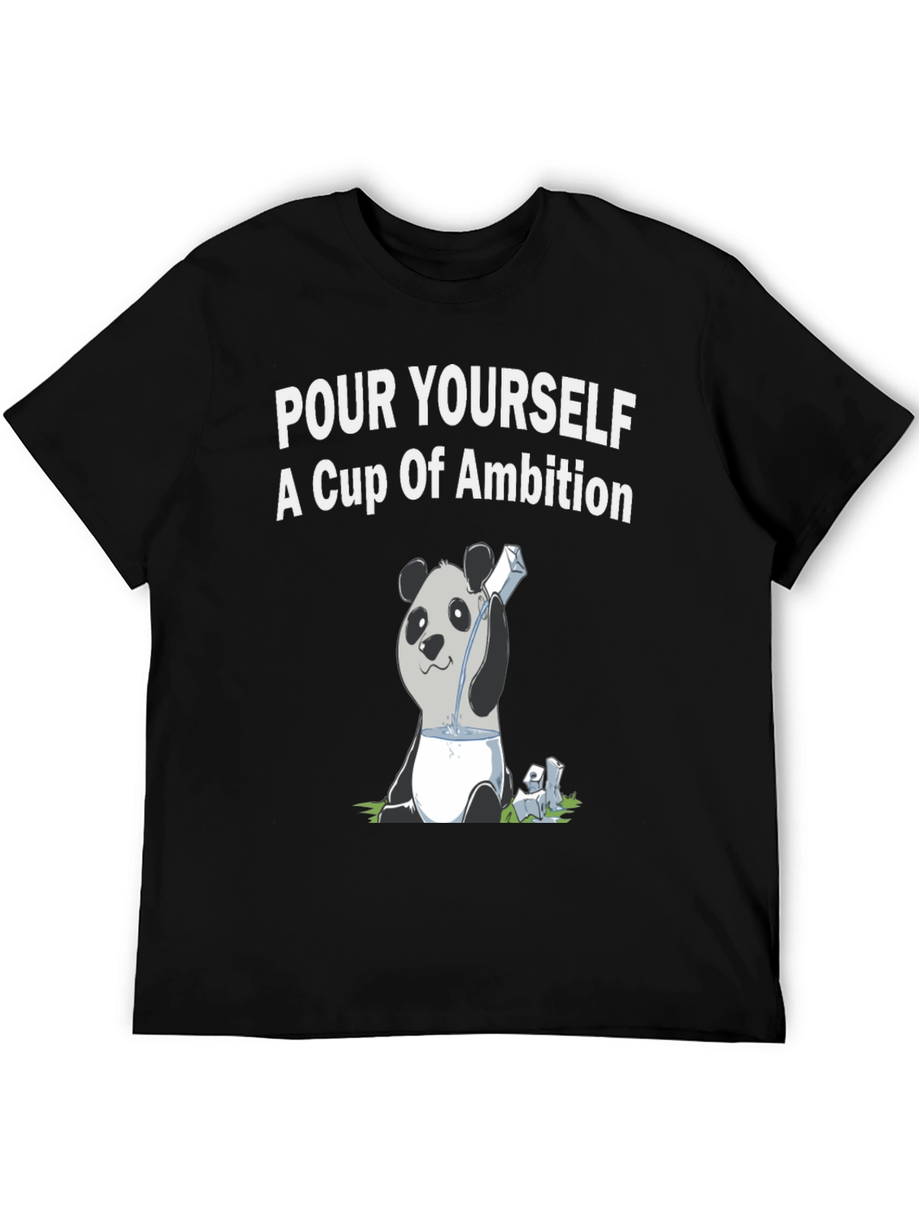 Black Panda 'Pour Yourself Ambition' Graphic Tee view 5