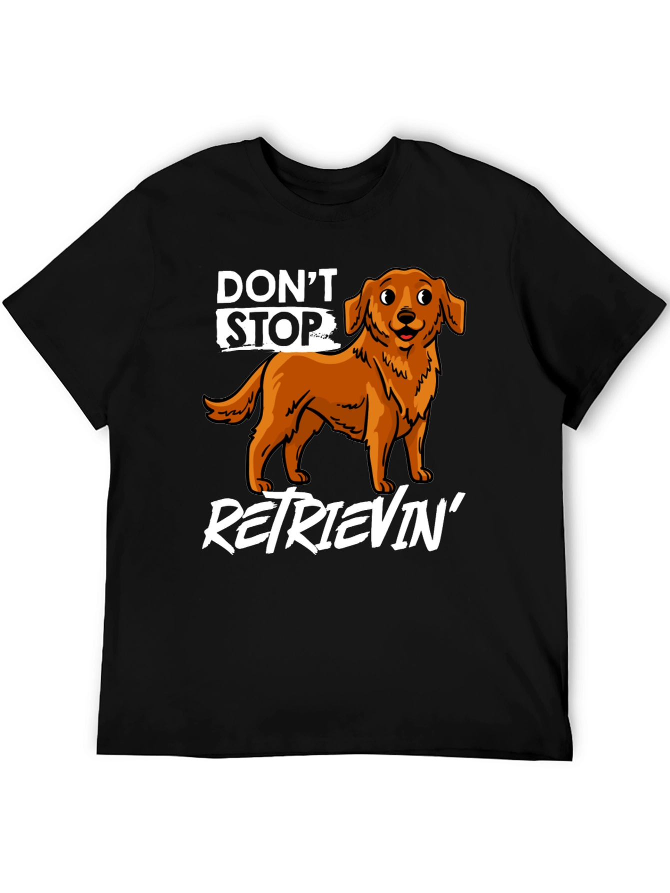 Black Don't Stop Retrievin' Graphic Tee view 5