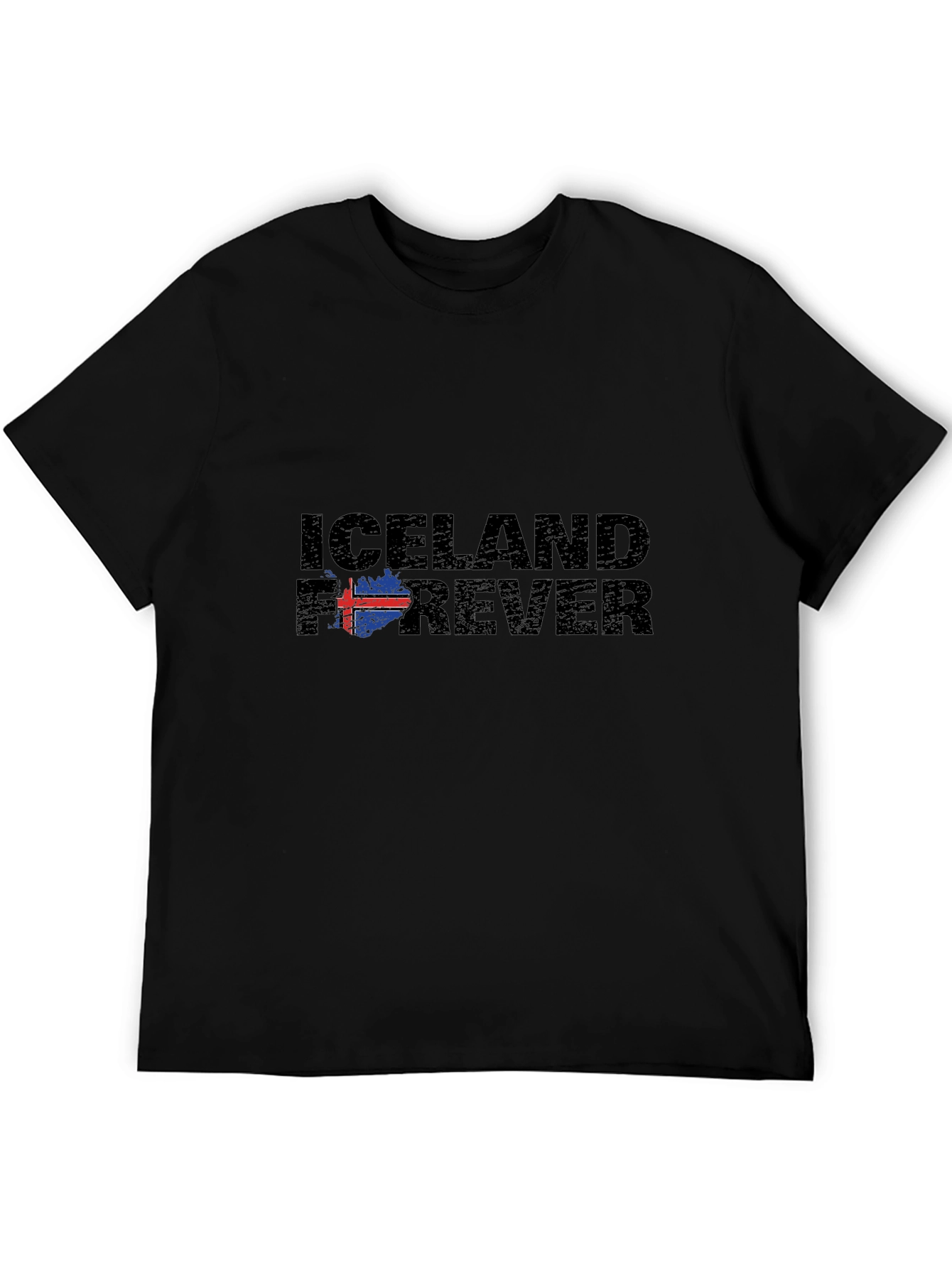 Black Iceland Forever Graphic Tee - Black T-Shirt view 5