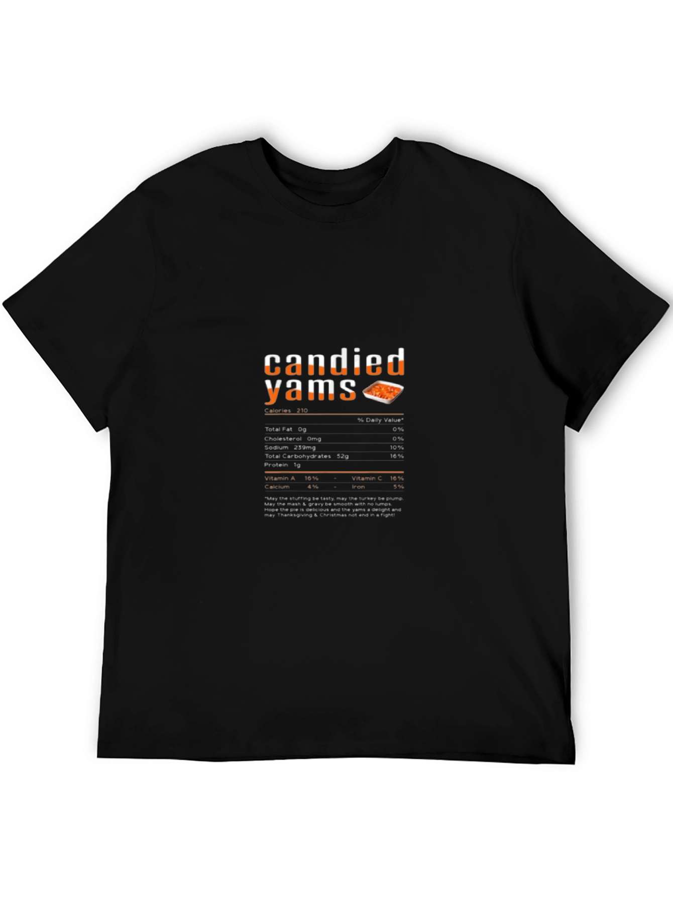 Black Candied Yams T-Shirt view 5