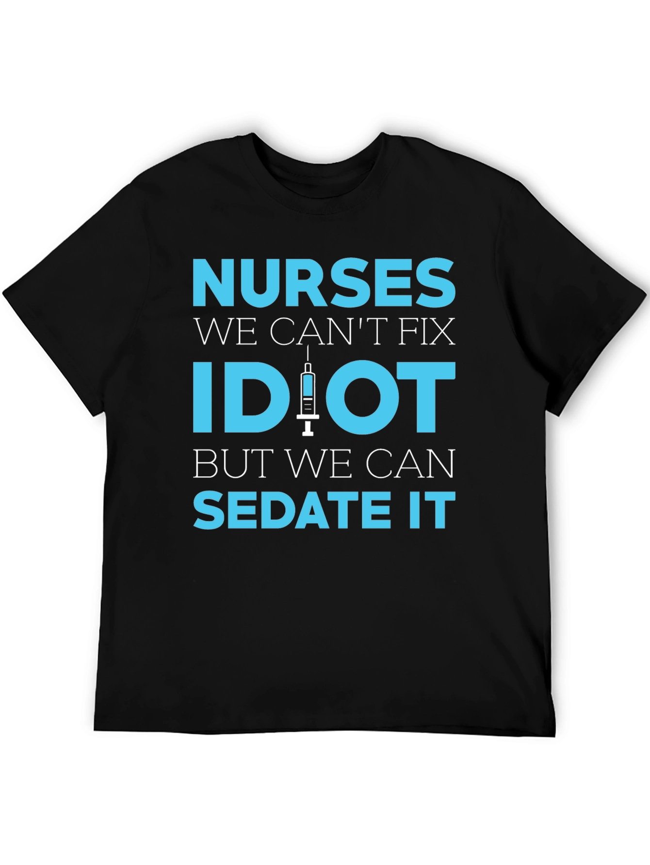 Black Nurses Sarcastic Humor T-Shirt view 5