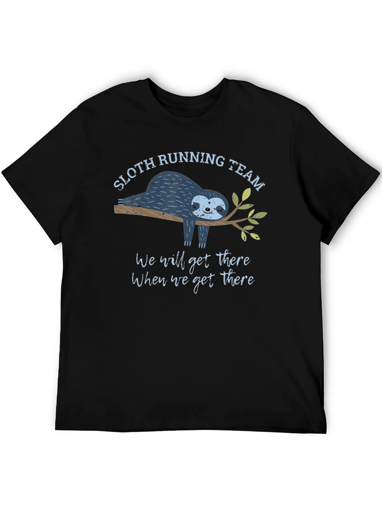 Black Sloth Running Team T-Shirt view 5