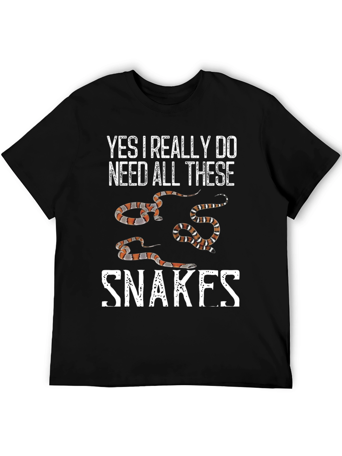 Black Snakes Graphic Tee: Yes, I Need All These Snakes! view 5