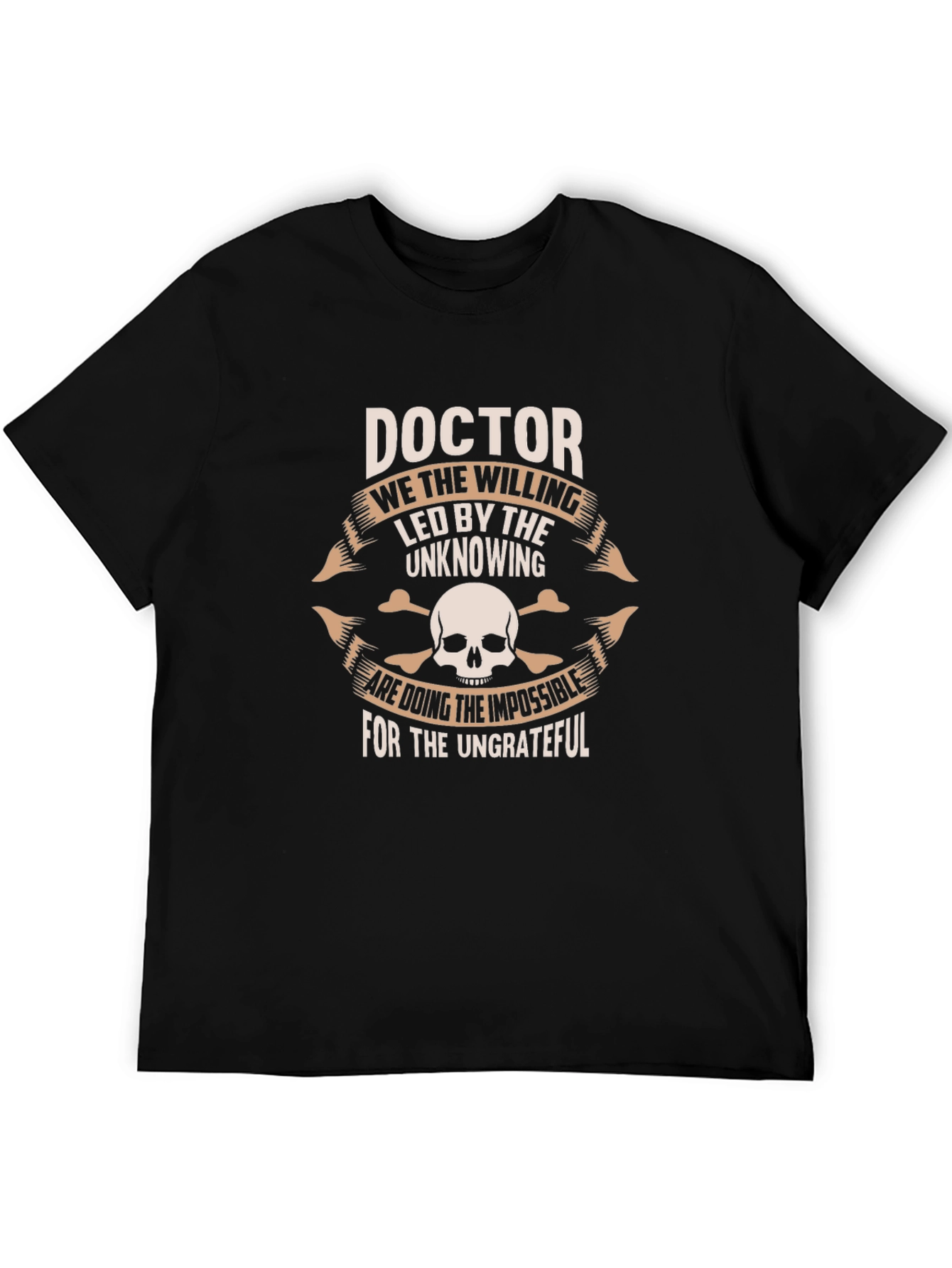 Black Doctor T-Shirt - The Willing & Ungrateful view 5