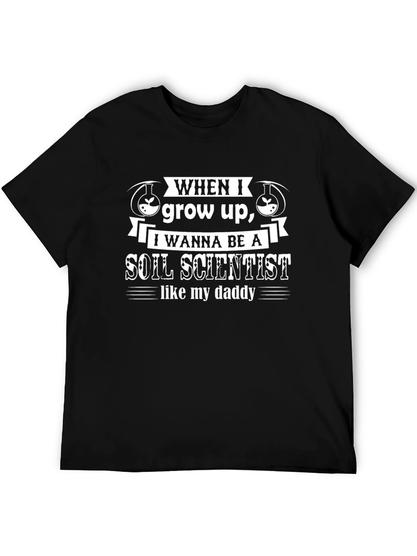 Black Soil Scientist Like My Daddy T-Shirt view 5