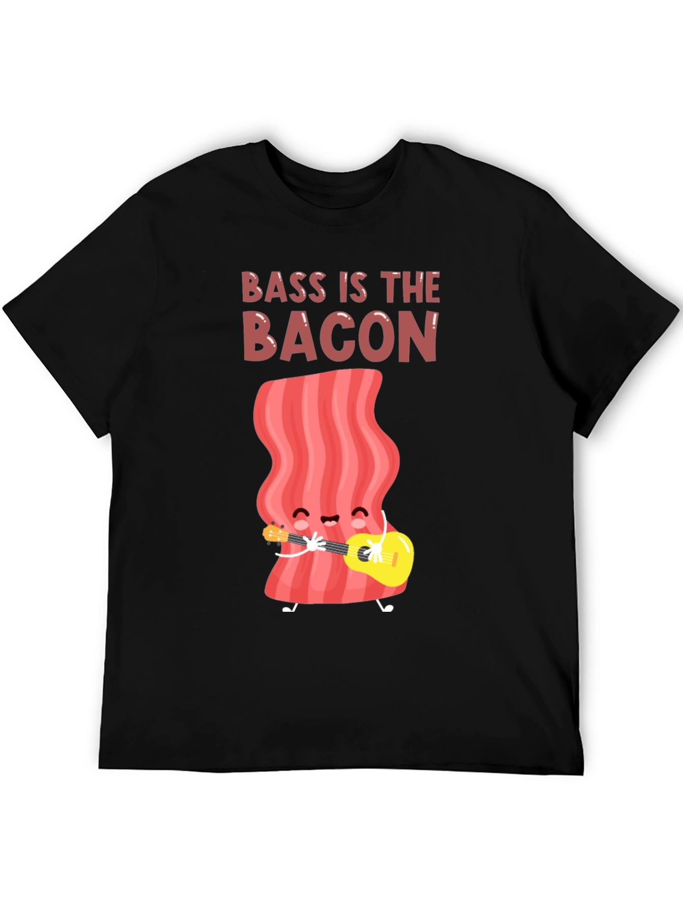 Black Bass is the Bacon Graphic T-Shirt view 5