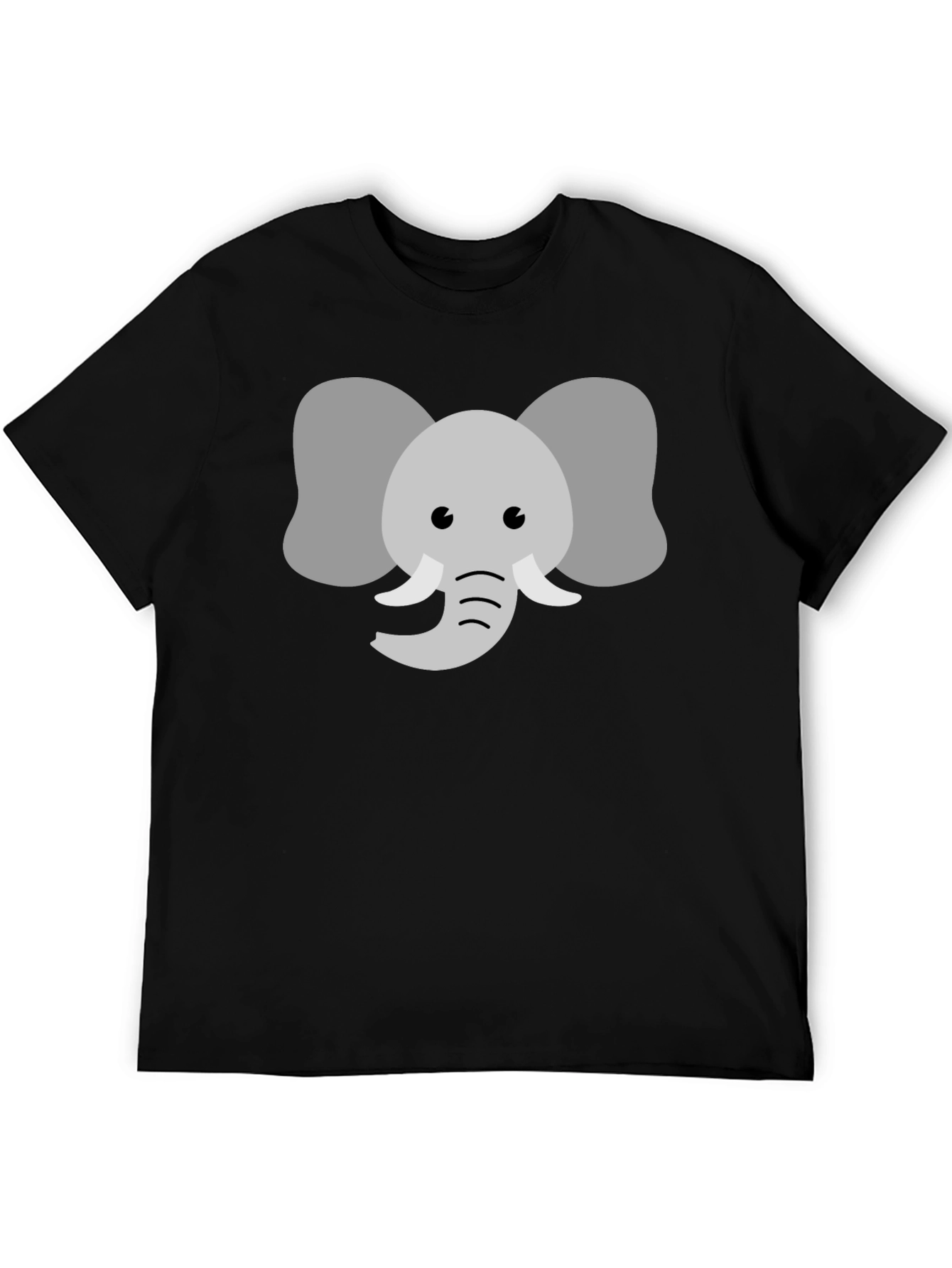 Black Elephant Graphic Tee - Soft Cotton Comfort view 5