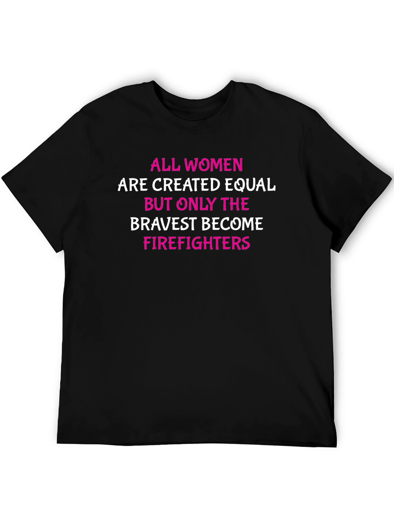 Black Bravest Firefighters T-Shirt - Women Empowerment view 5