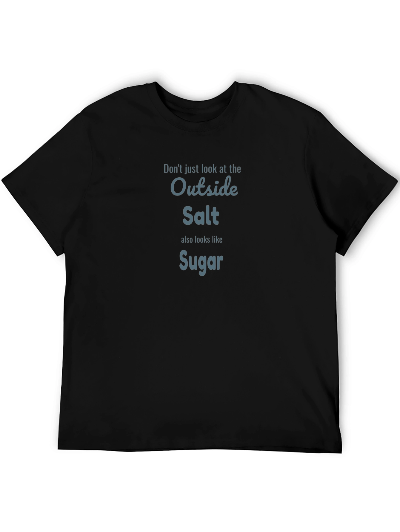 Salt & Sugar Black Graphic T-Shirt - 5