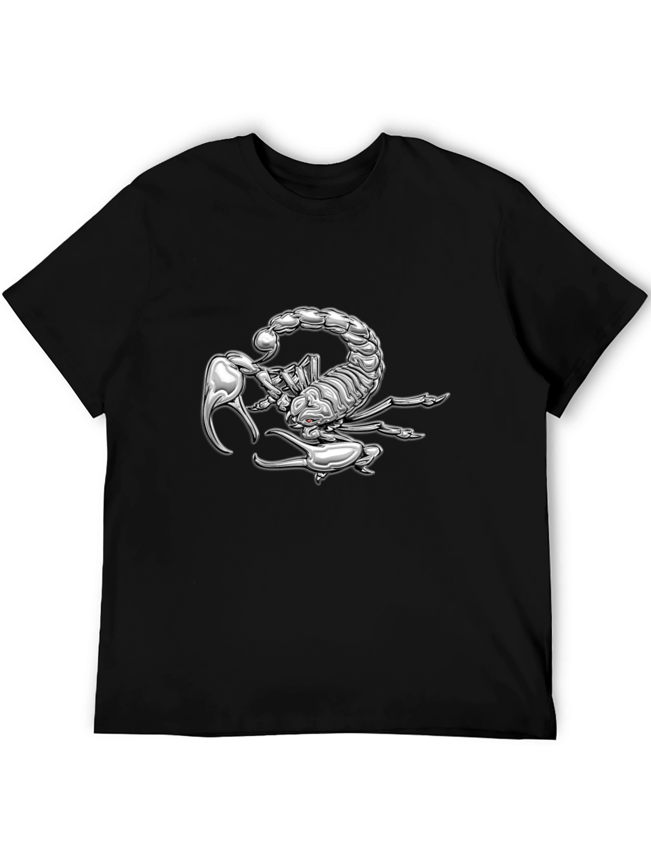 Black Scorpion Graphic Tee - Bold & Edgy Black T-Shirt view 5