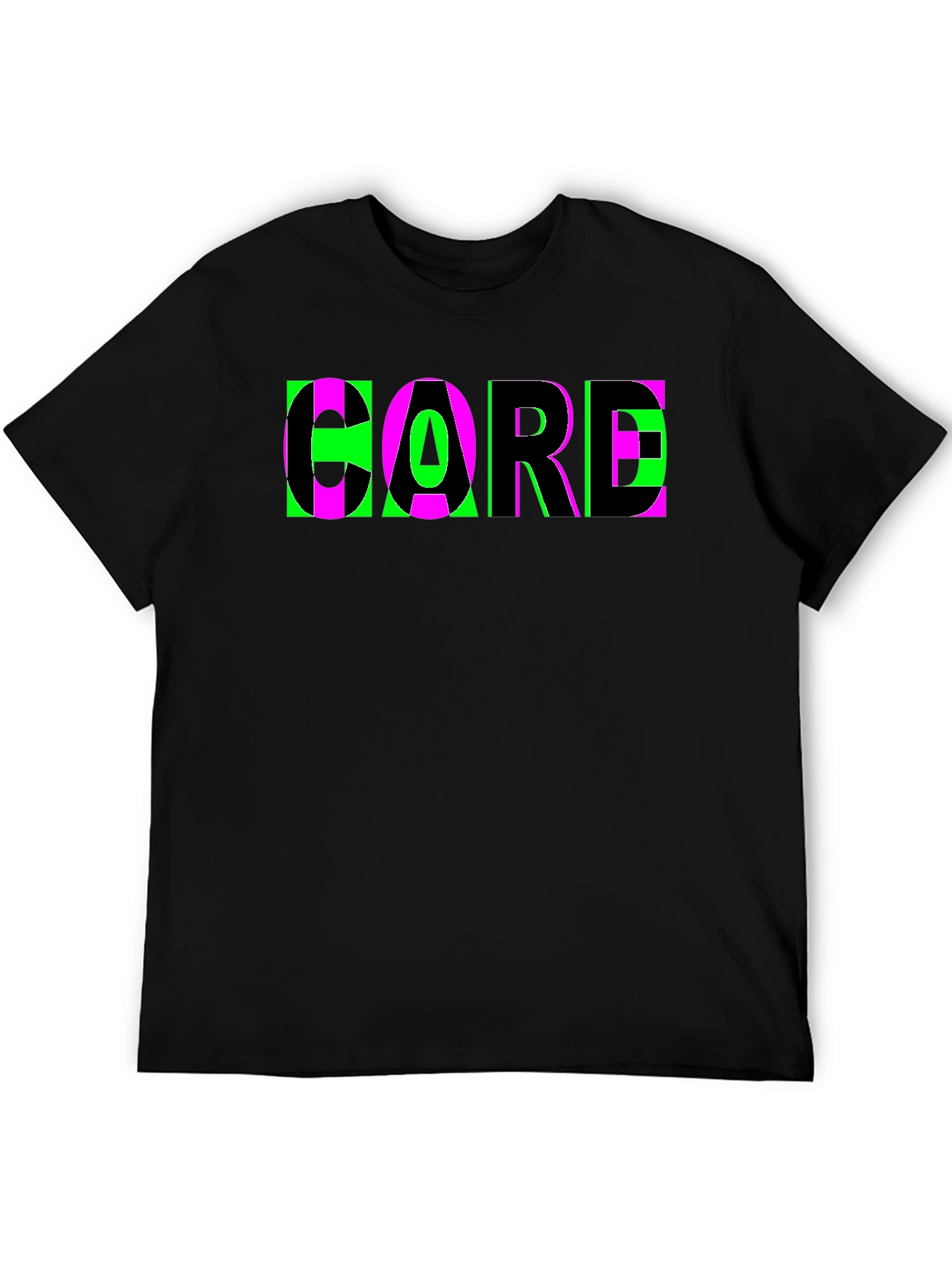 Black CORE Graphic Tee - Bold & Stylish Black T-Shirt view 5