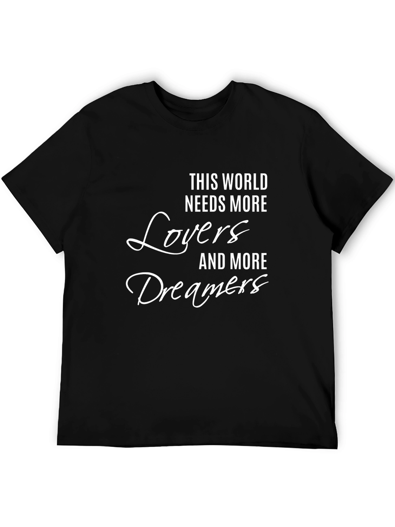 Lovers & Dreamers Graphic Tee - Black - 5