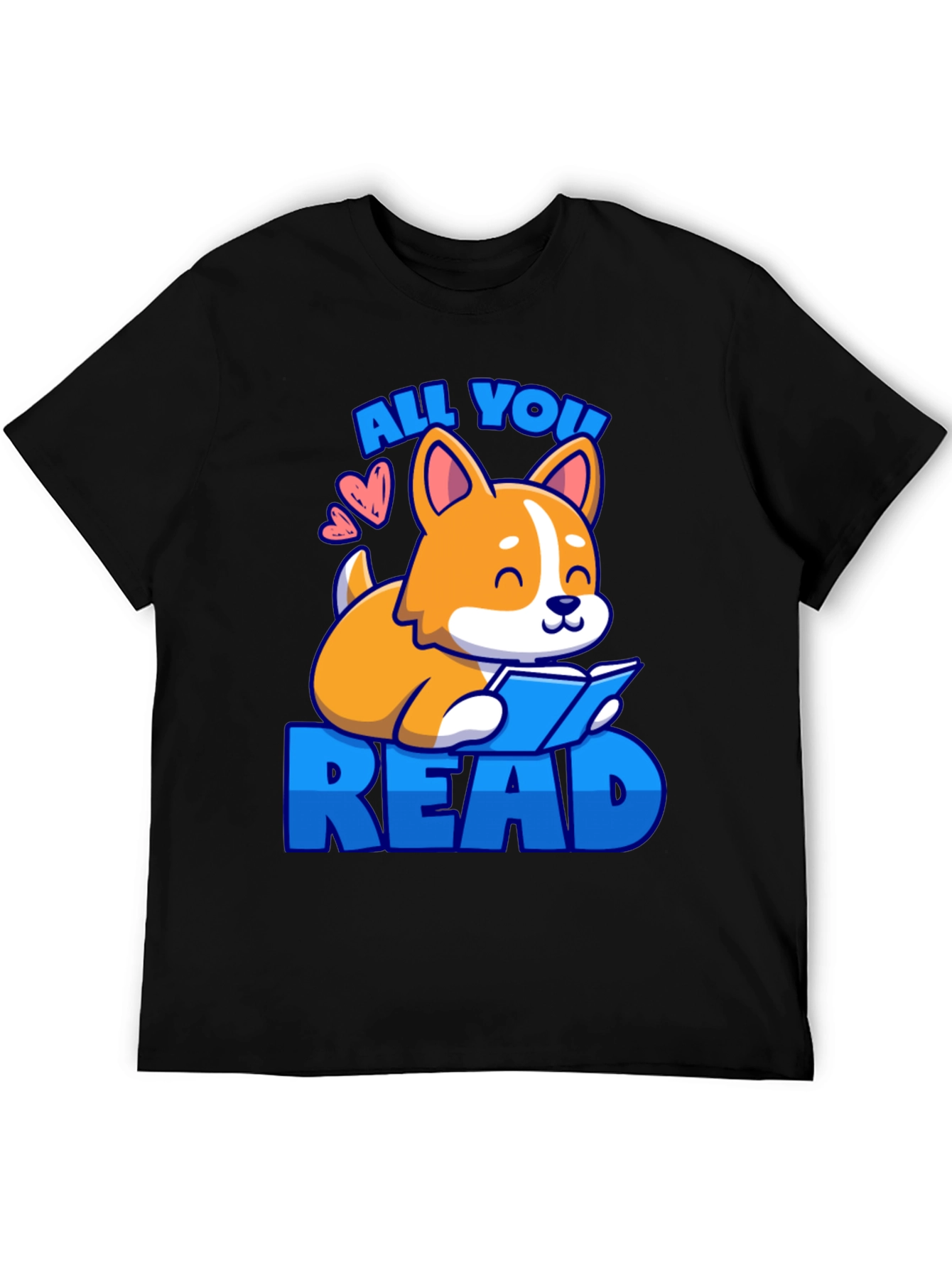 Black All You Read Dog T-Shirt view 5
