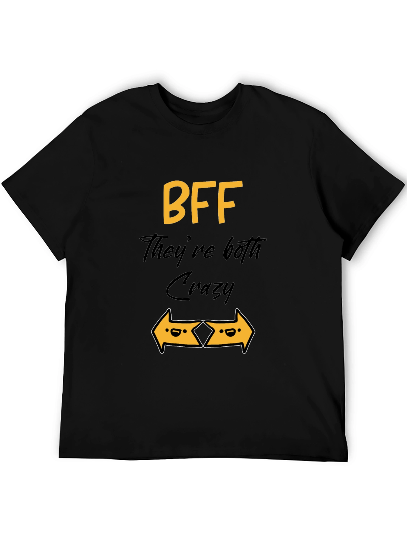Black BFF Crazy Arrows Graphic Tee - Best Friends Forever! view 5