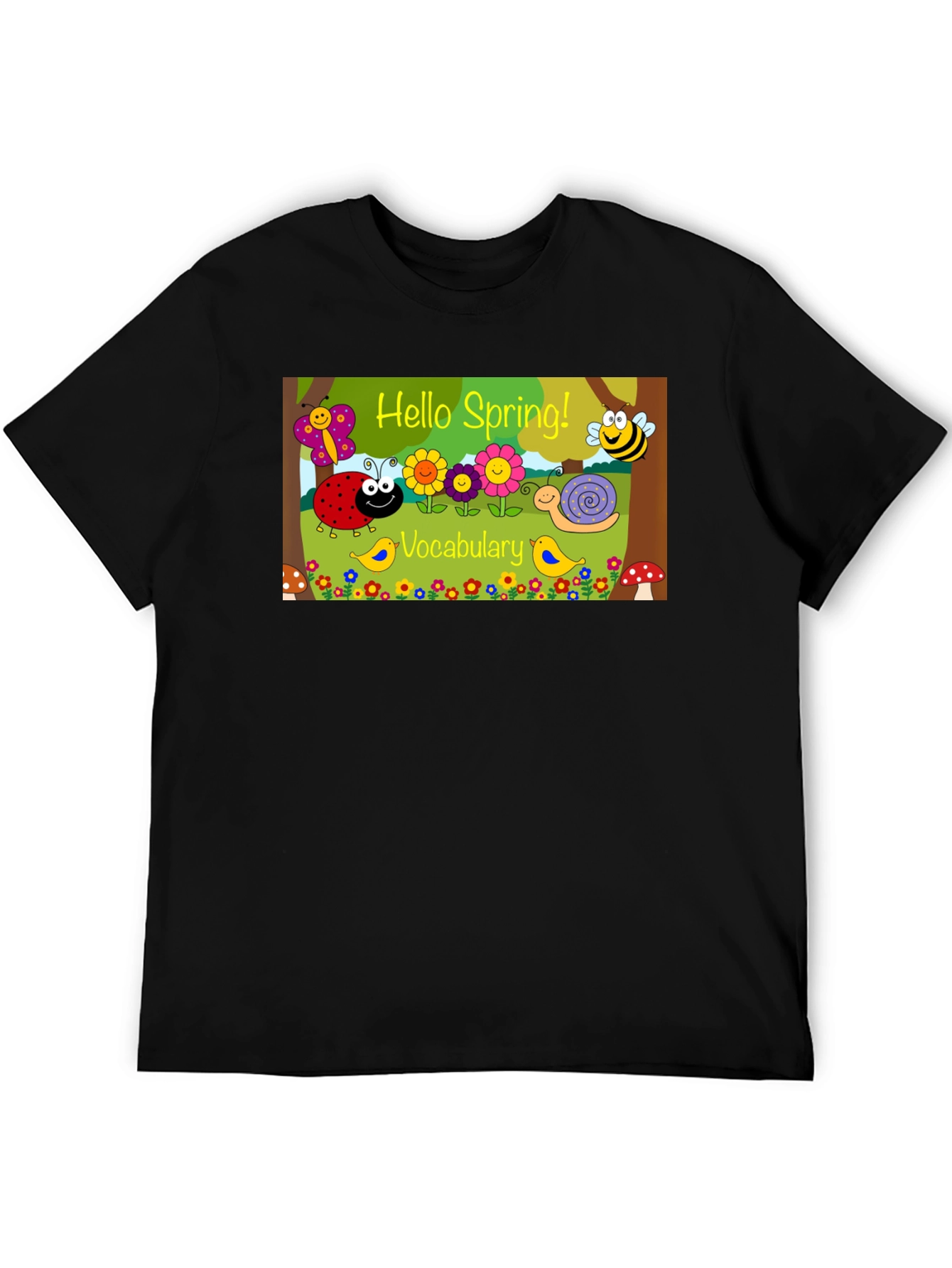 Hello Spring Vocabulary T-Shirt - 5