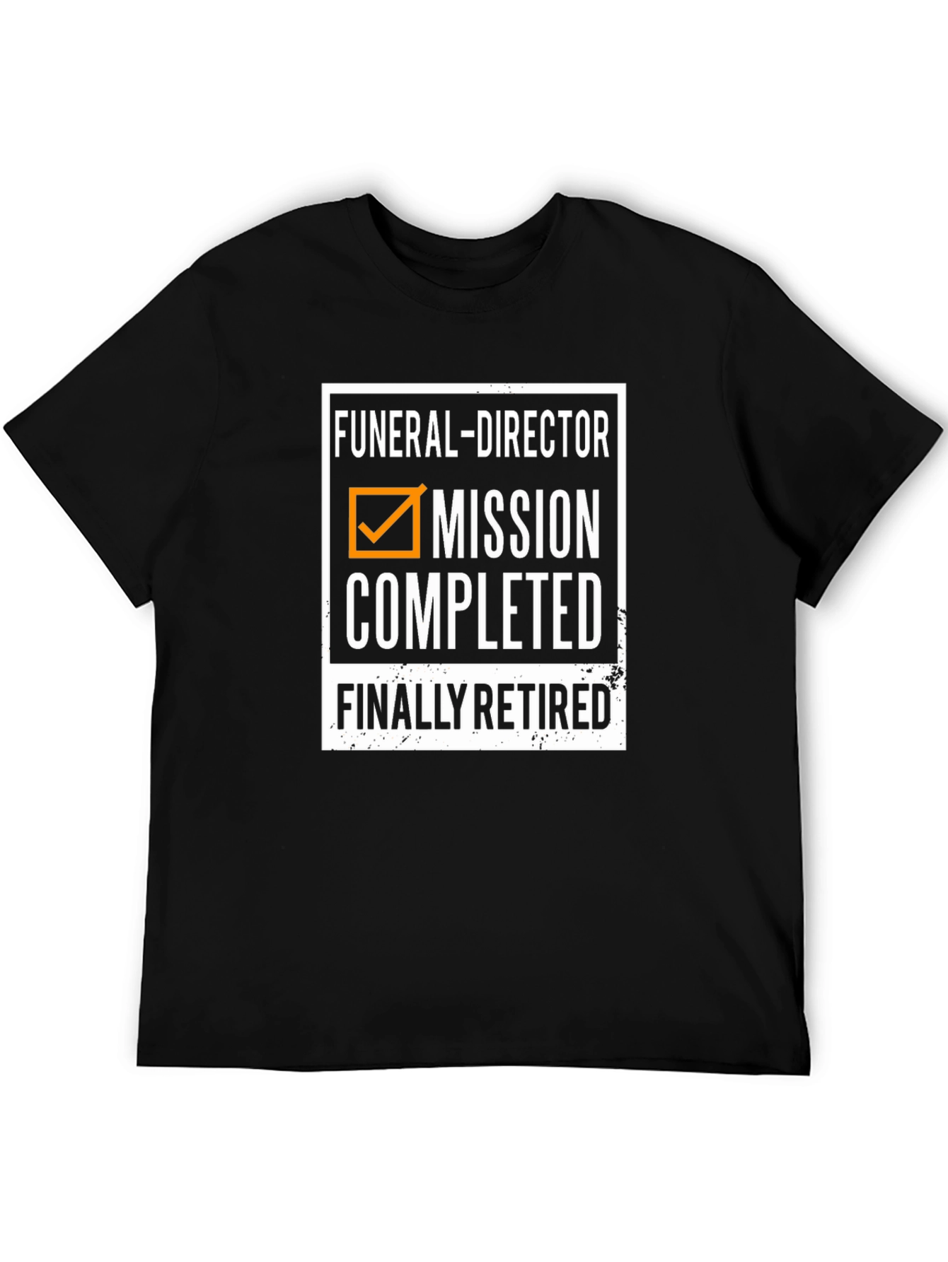 Black Funeral Director Retirement T-Shirt view 5