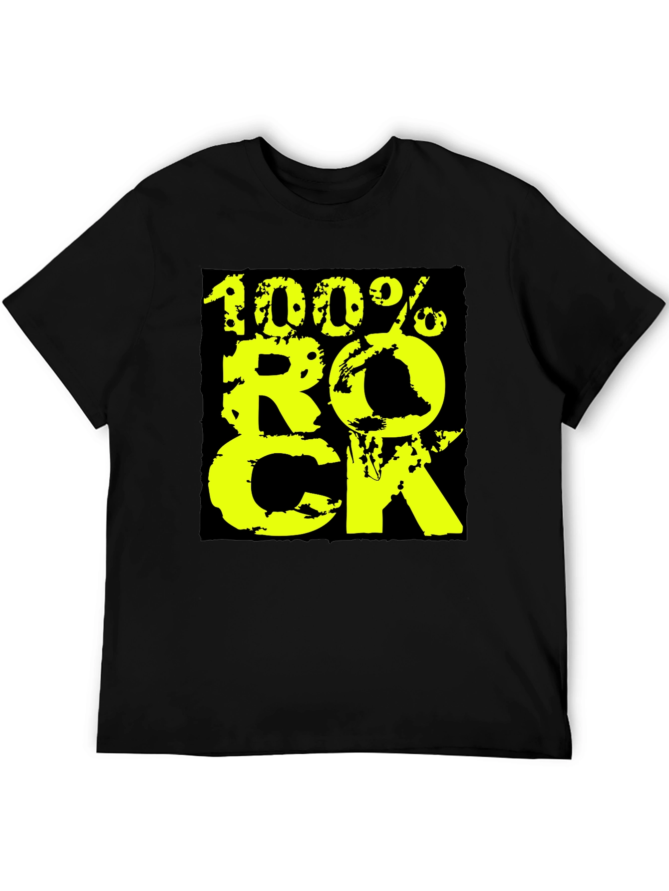 100% Rock Graphic Tee - Black - 5