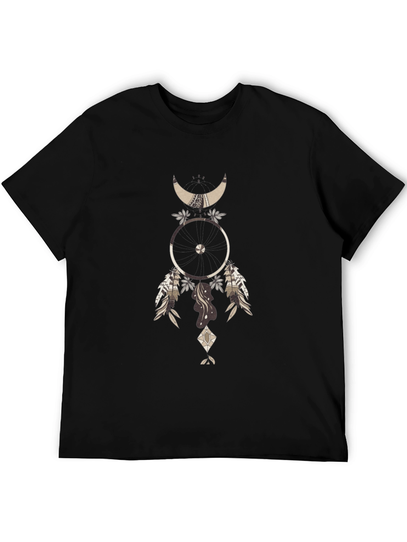 Black Dreamcatcher Graphic Tee - Relaxed Fit view 5
