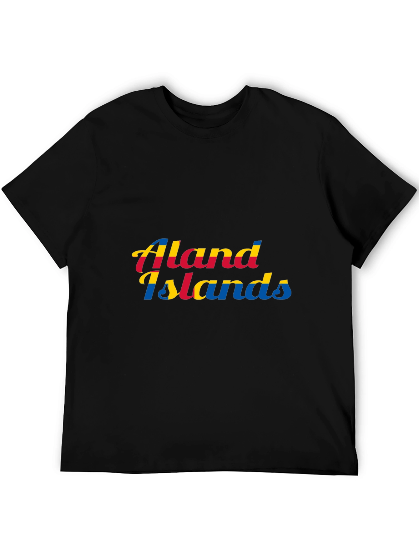 Black Aland Islands Graphic Tee - Black view 5