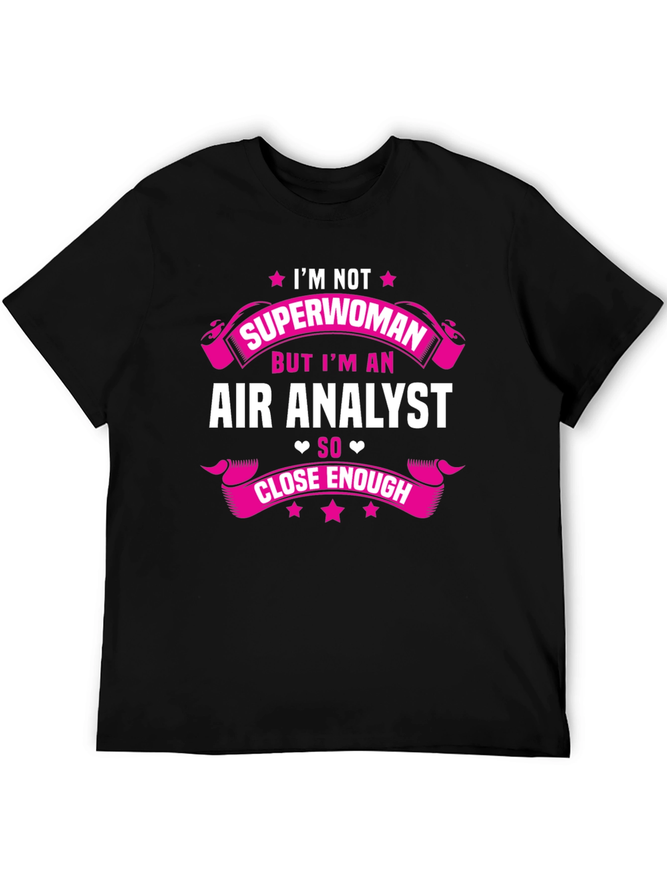 Black Air Analyst T-Shirt - Superwoman Close Enough view 5